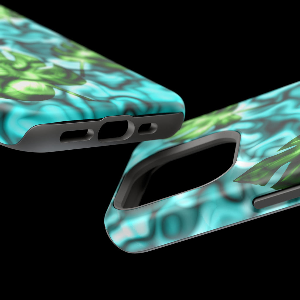 Phone Case — Tropical Monstera Leaves Magnetic Impact-Resistant Cover
