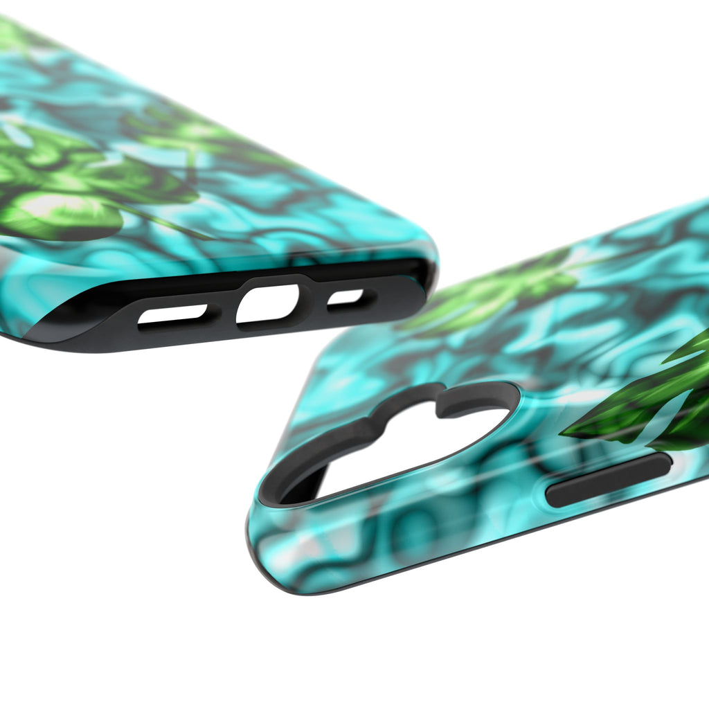 Phone Case — Tropical Monstera Leaves Magnetic Impact-Resistant Cover