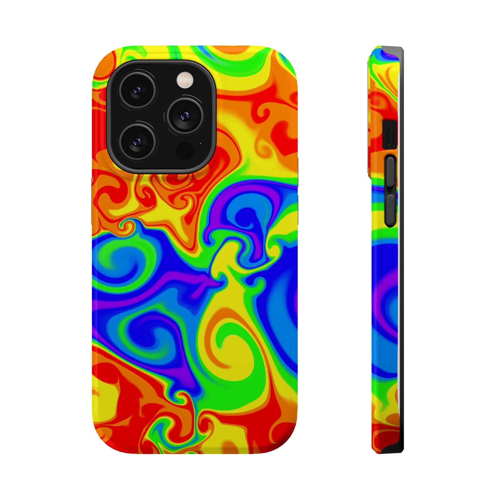 Psychedelic Swirl Magnetic Impact-Resistant Phone Case