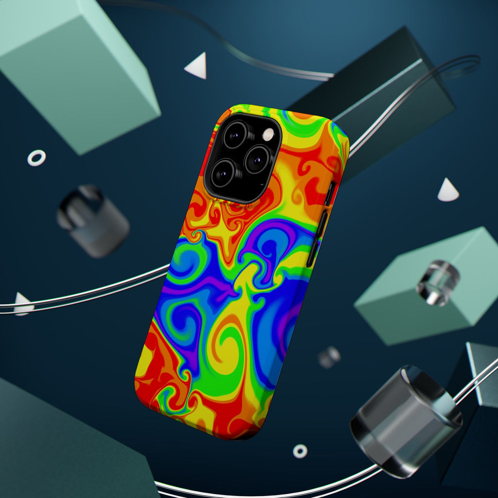 Psychedelic Swirl Magnetic Impact-Resistant Phone Case