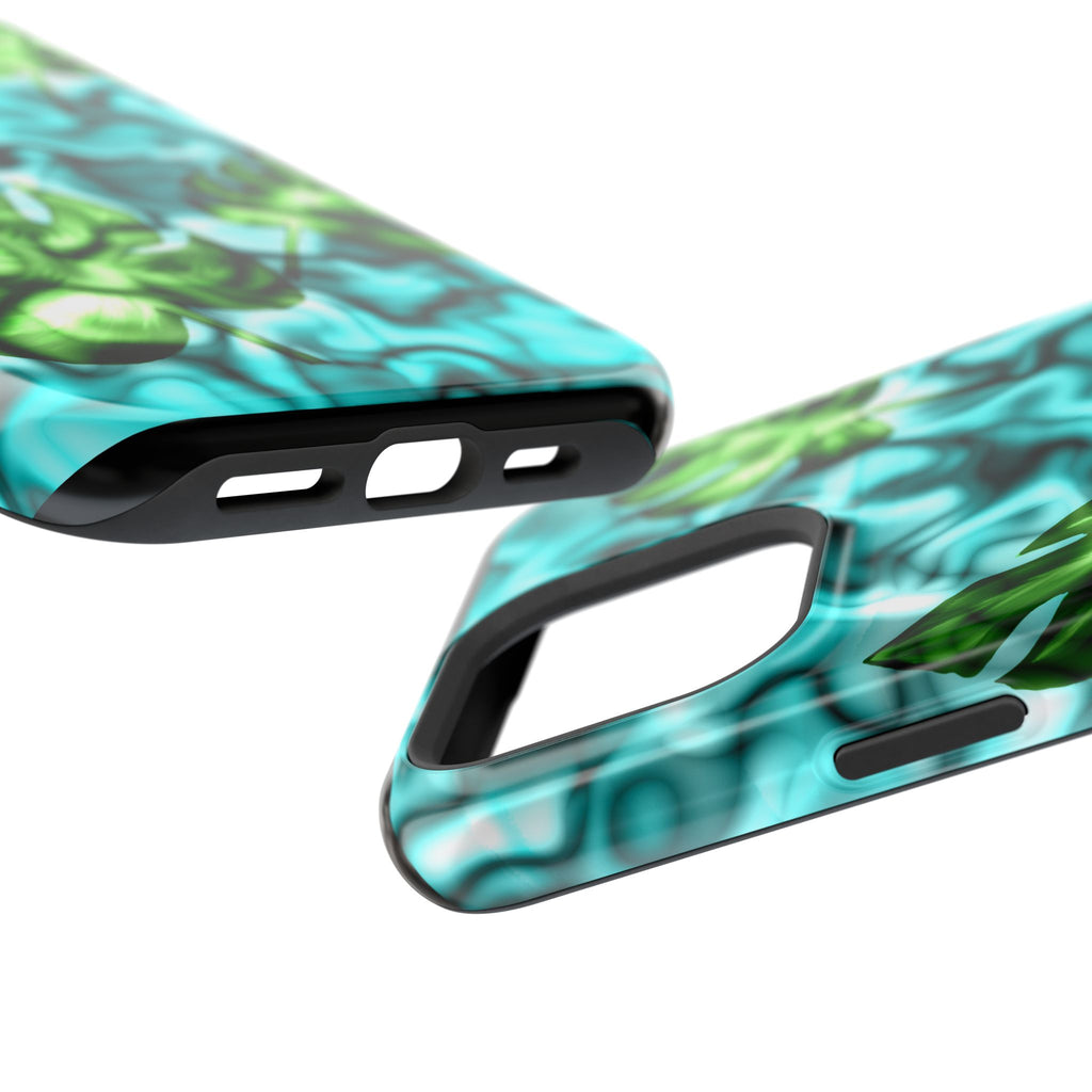 Phone Case — Tropical Monstera Leaves Magnetic Impact-Resistant Cover