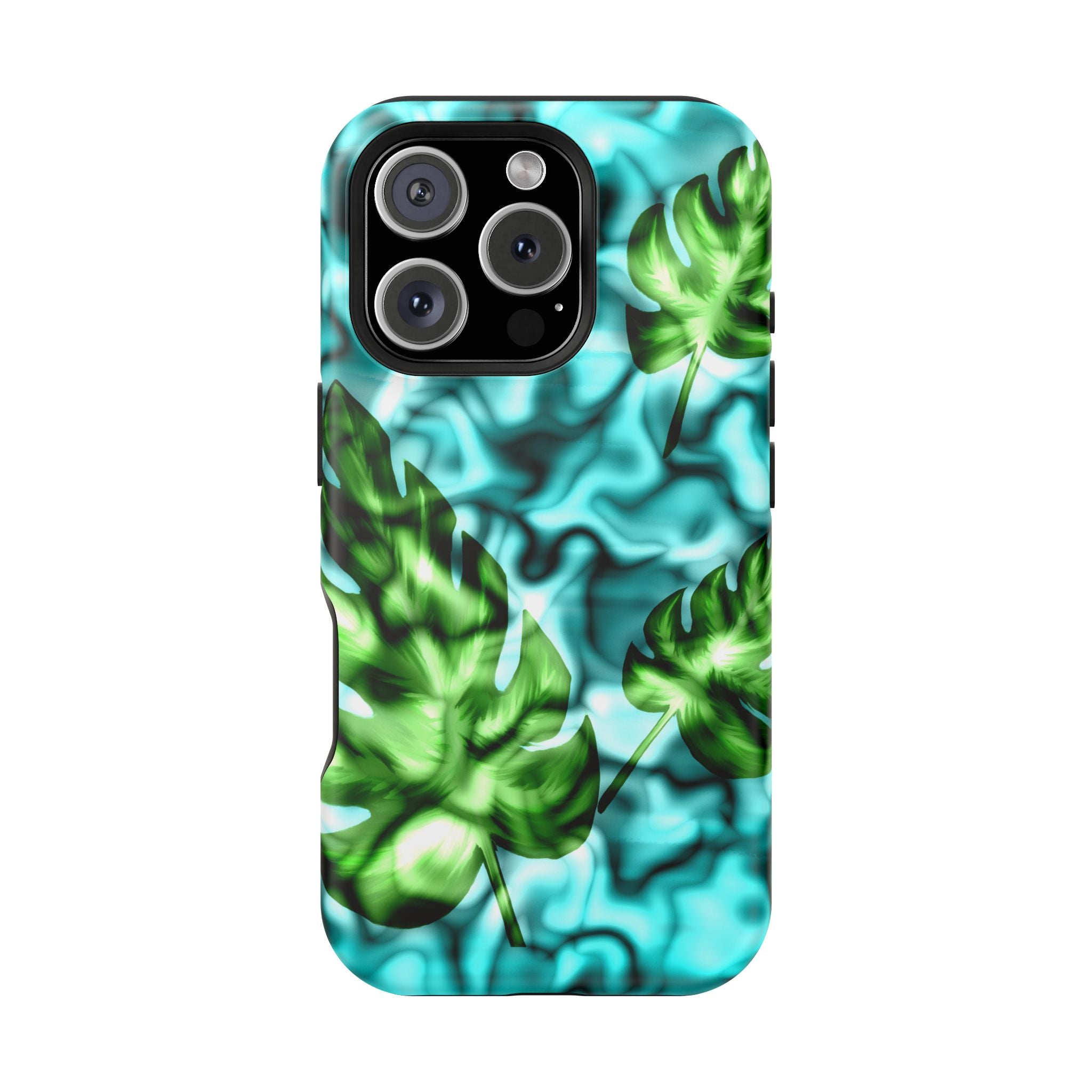 Phone Case — Tropical Monstera Leaves Magnetic Impact-Resistant Cover