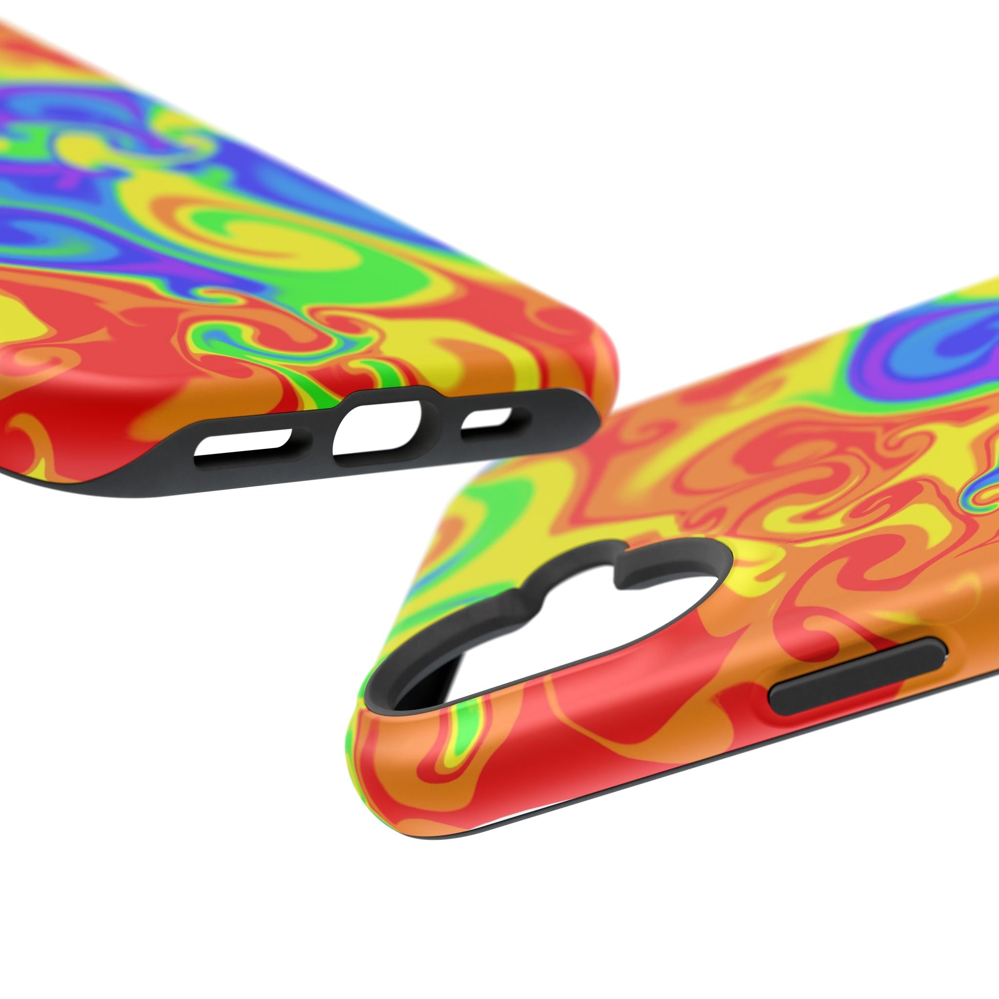 Psychedelic Swirl Magnetic Impact-Resistant Phone Case
