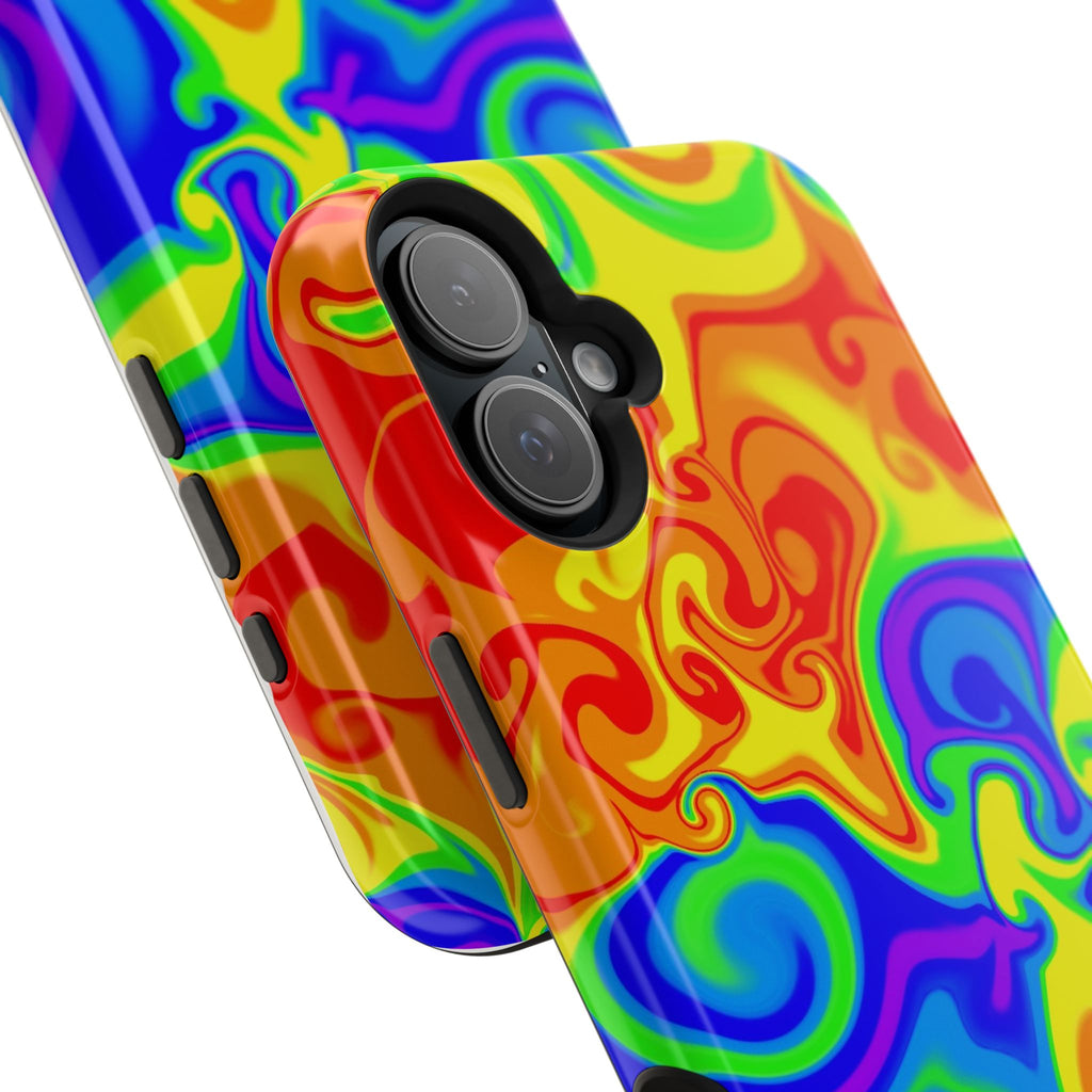 Psychedelic Swirl Magnetic Impact-Resistant Phone Case