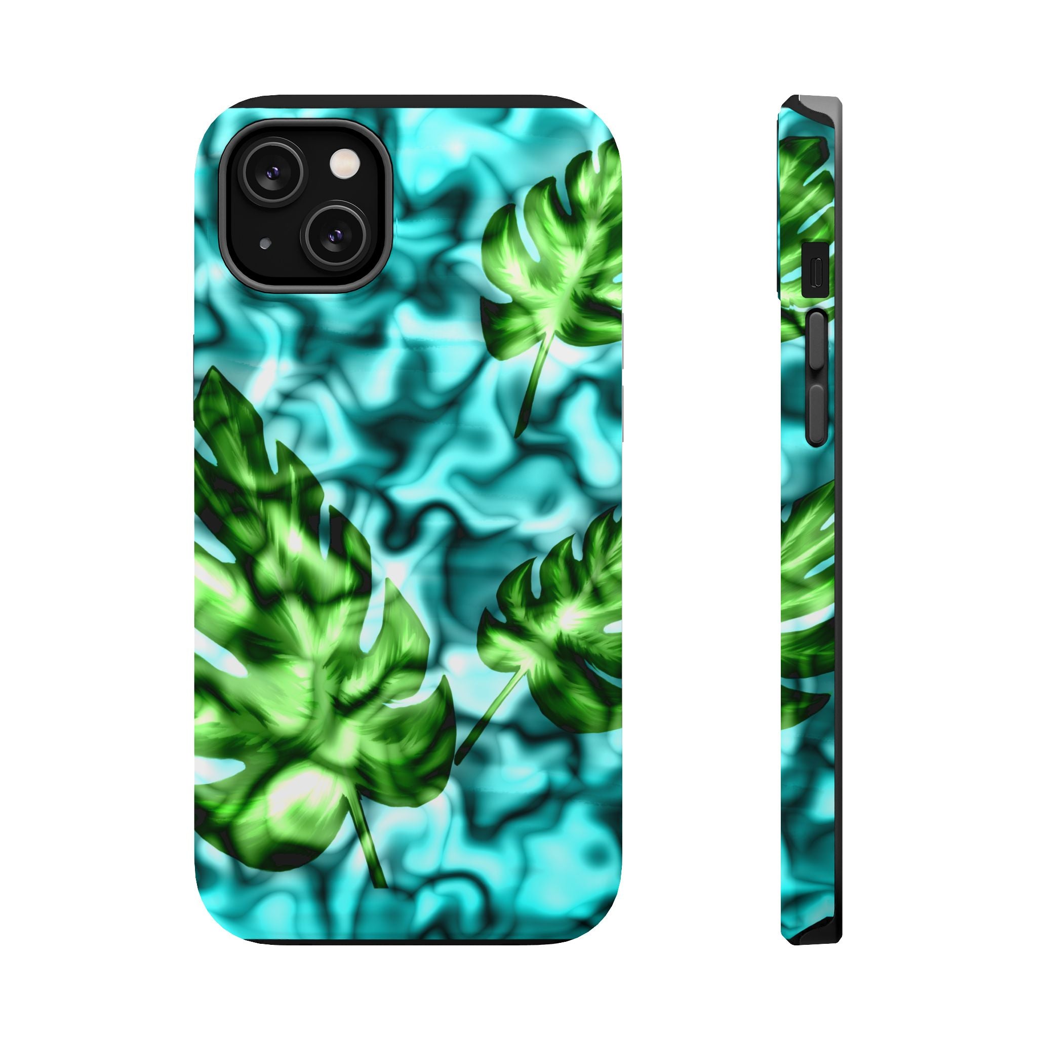 Phone Case — Tropical Monstera Leaves Magnetic Impact-Resistant Cover