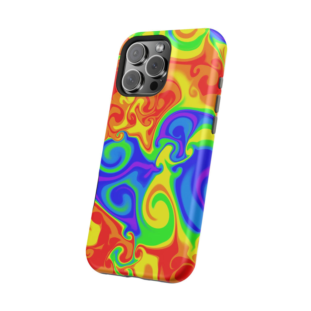 Psychedelic Swirl Magnetic Impact-Resistant Phone Case