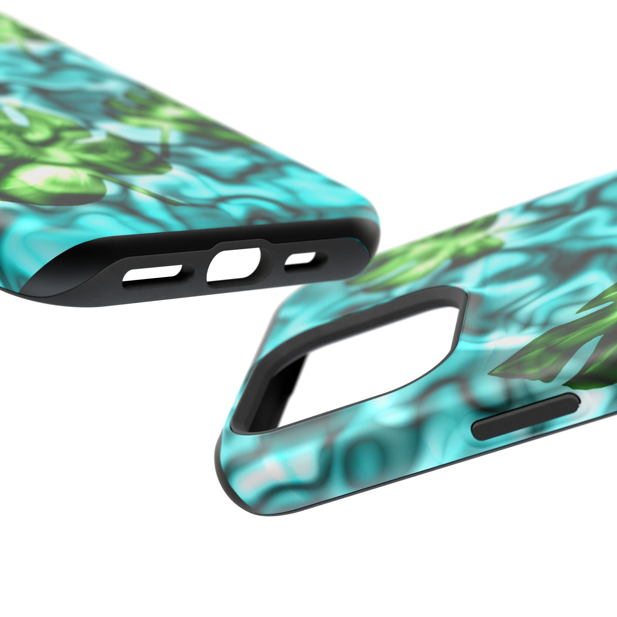 Phone Case — Tropical Monstera Leaves Magnetic Impact-Resistant Cover