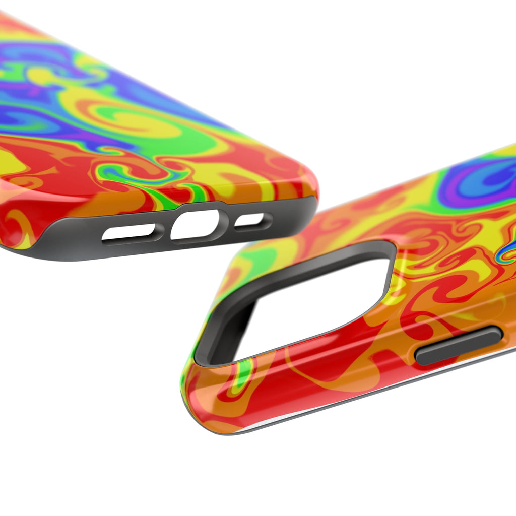 Psychedelic Swirl Magnetic Impact-Resistant Phone Case
