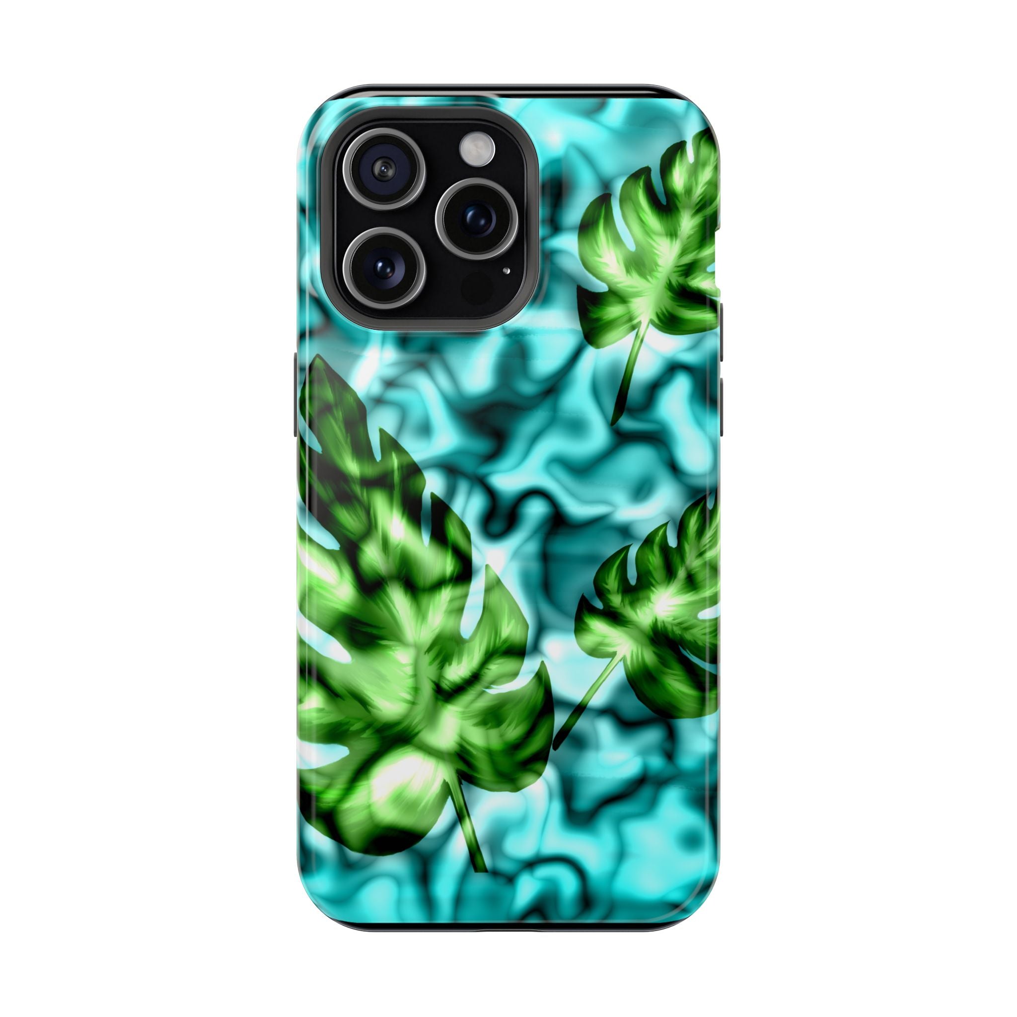 Phone Case — Tropical Monstera Leaves Magnetic Impact-Resistant Cover