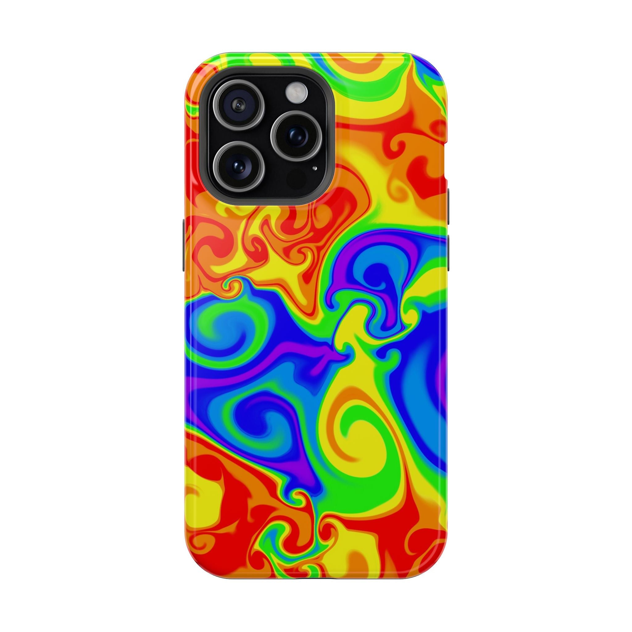 Psychedelic Swirl Magnetic Impact-Resistant Phone Case