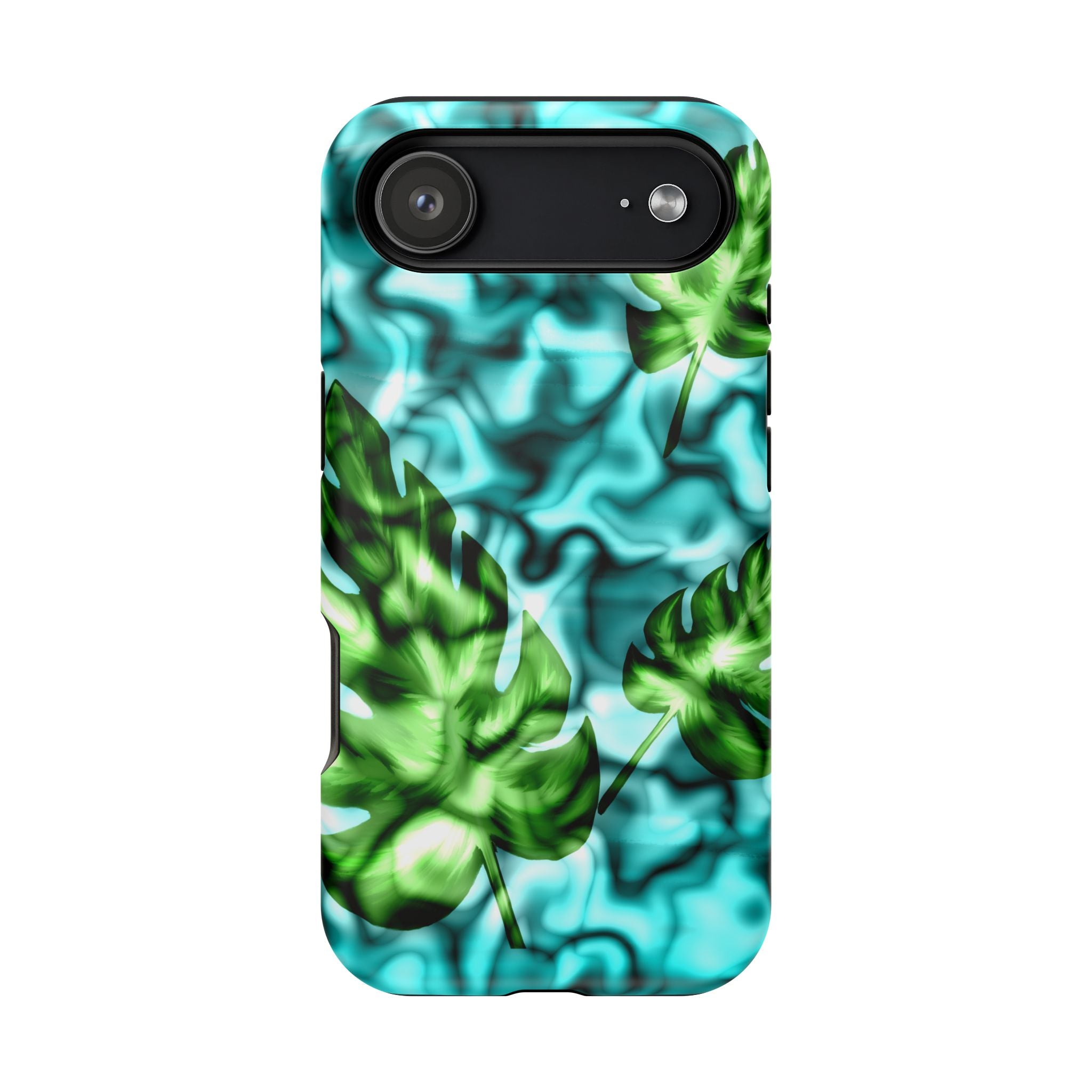 Phone Case — Tropical Monstera Leaves Magnetic Impact-Resistant Cover