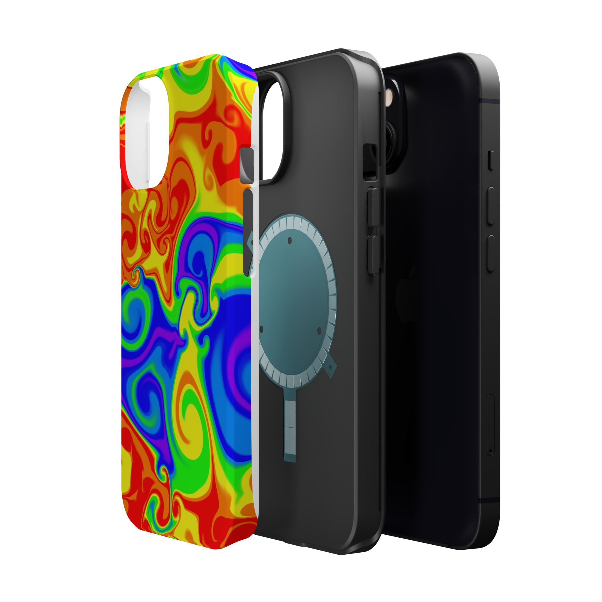 Psychedelic Swirl Magnetic Impact-Resistant Phone Case