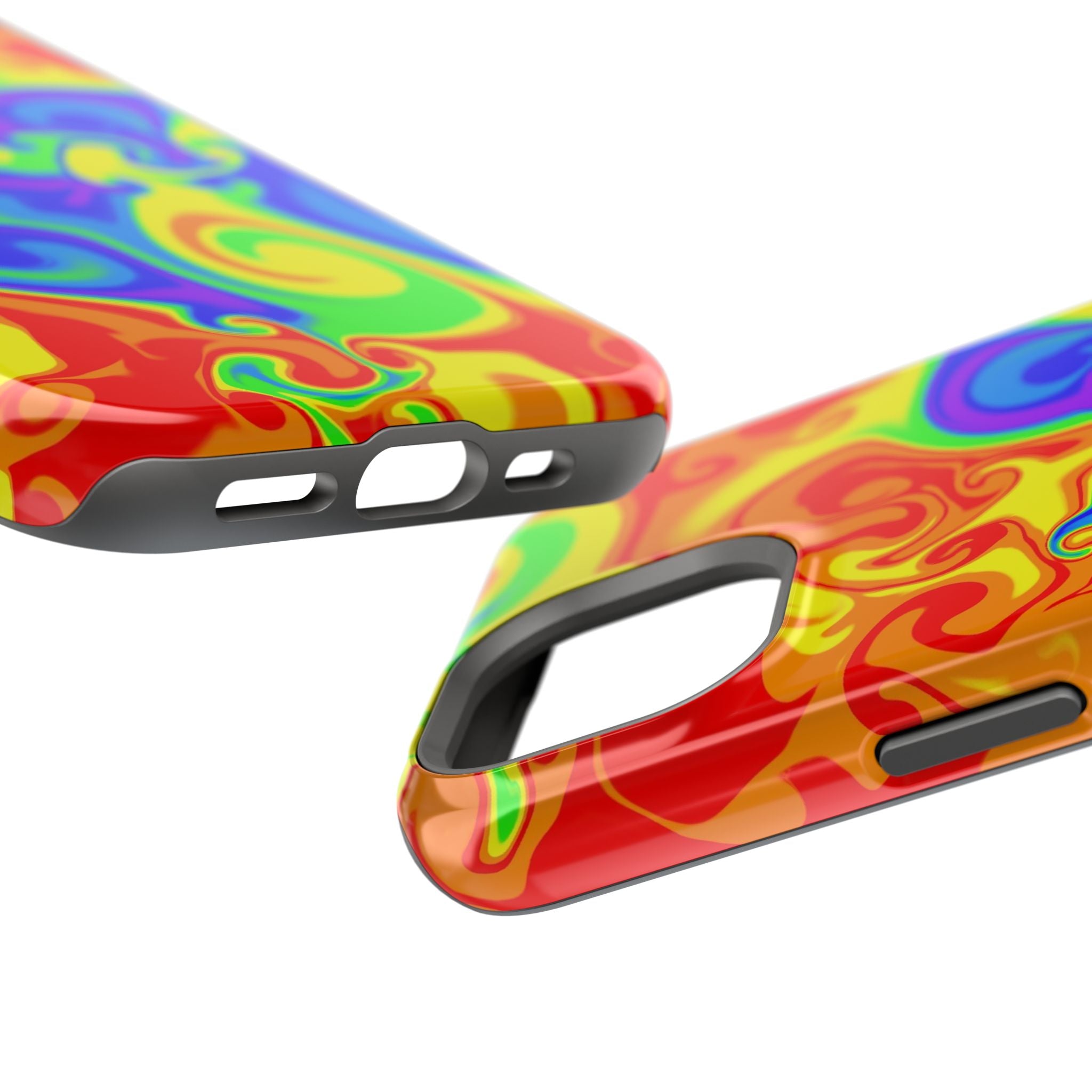 Psychedelic Swirl Magnetic Impact-Resistant Phone Case