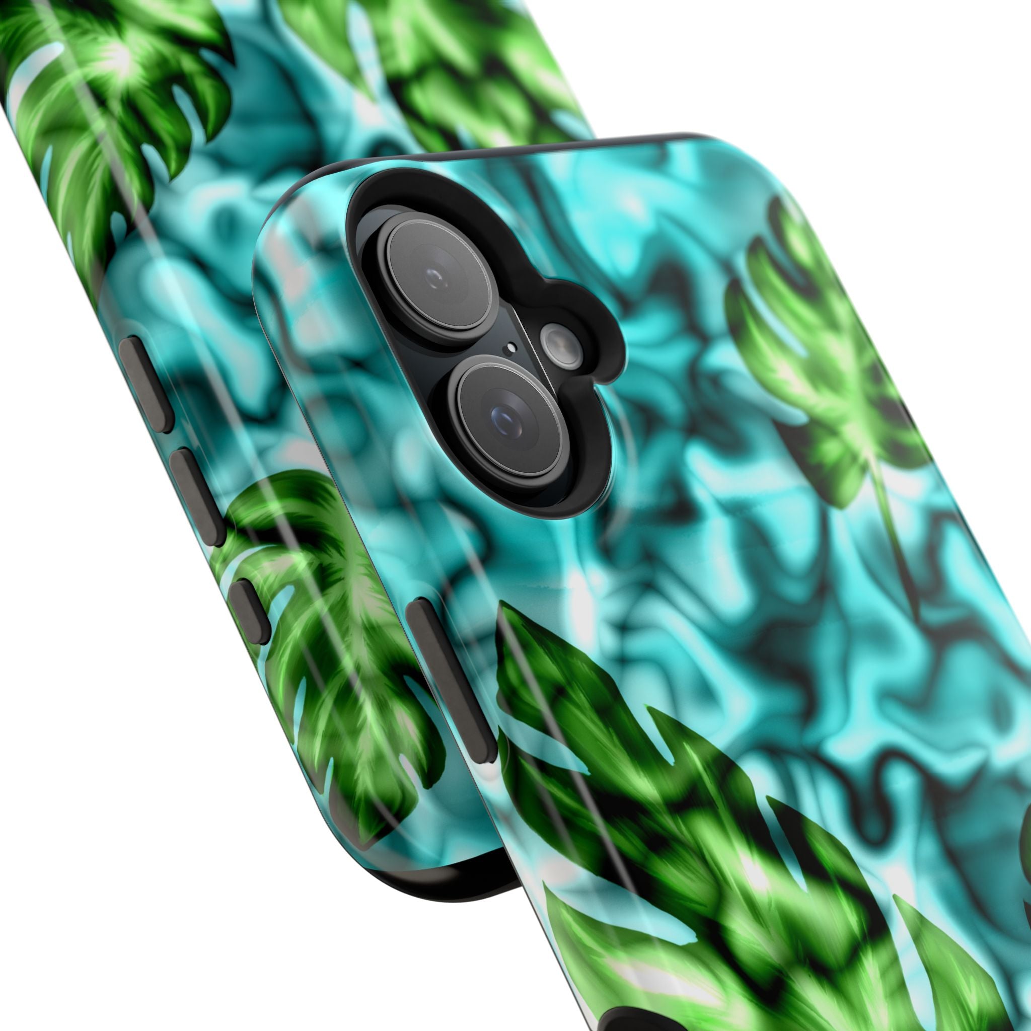 Phone Case — Tropical Monstera Leaves Magnetic Impact-Resistant Cover
