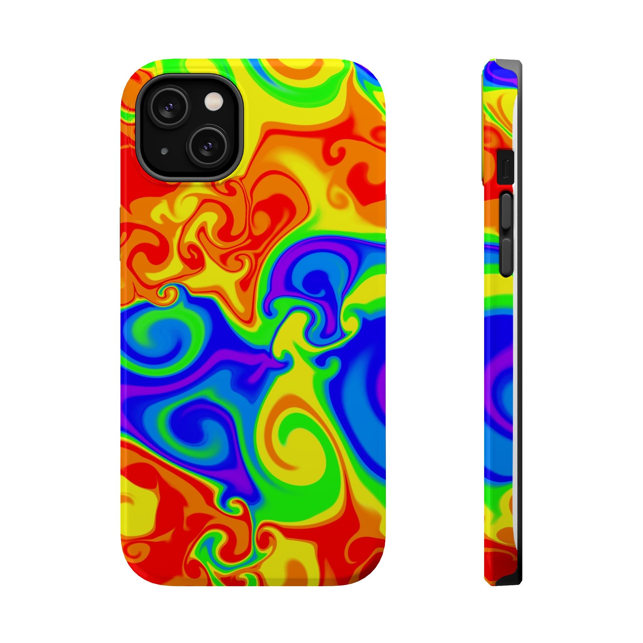 Psychedelic Swirl Magnetic Impact-Resistant Phone Case