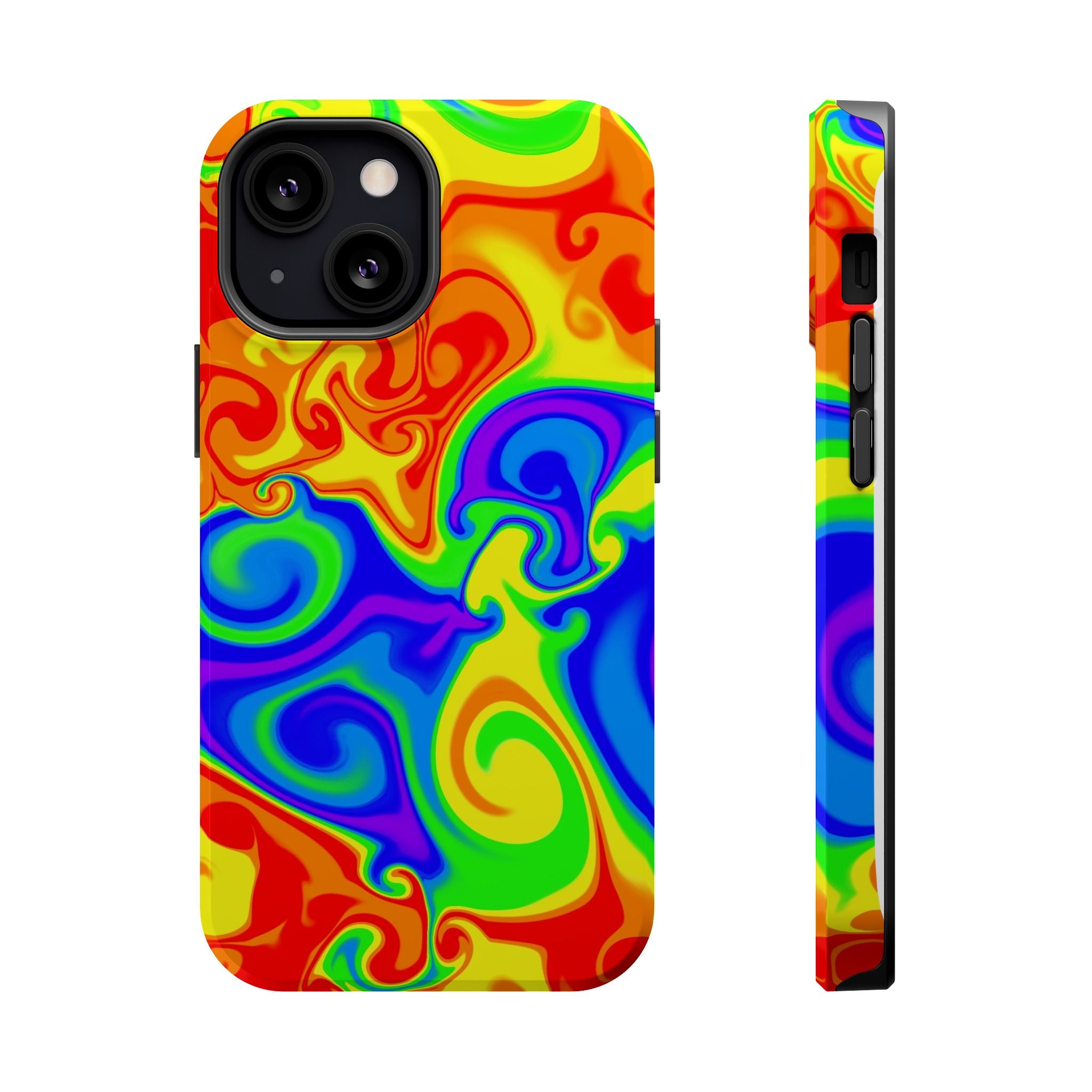 Psychedelic Swirl Magnetic Impact-Resistant Phone Case