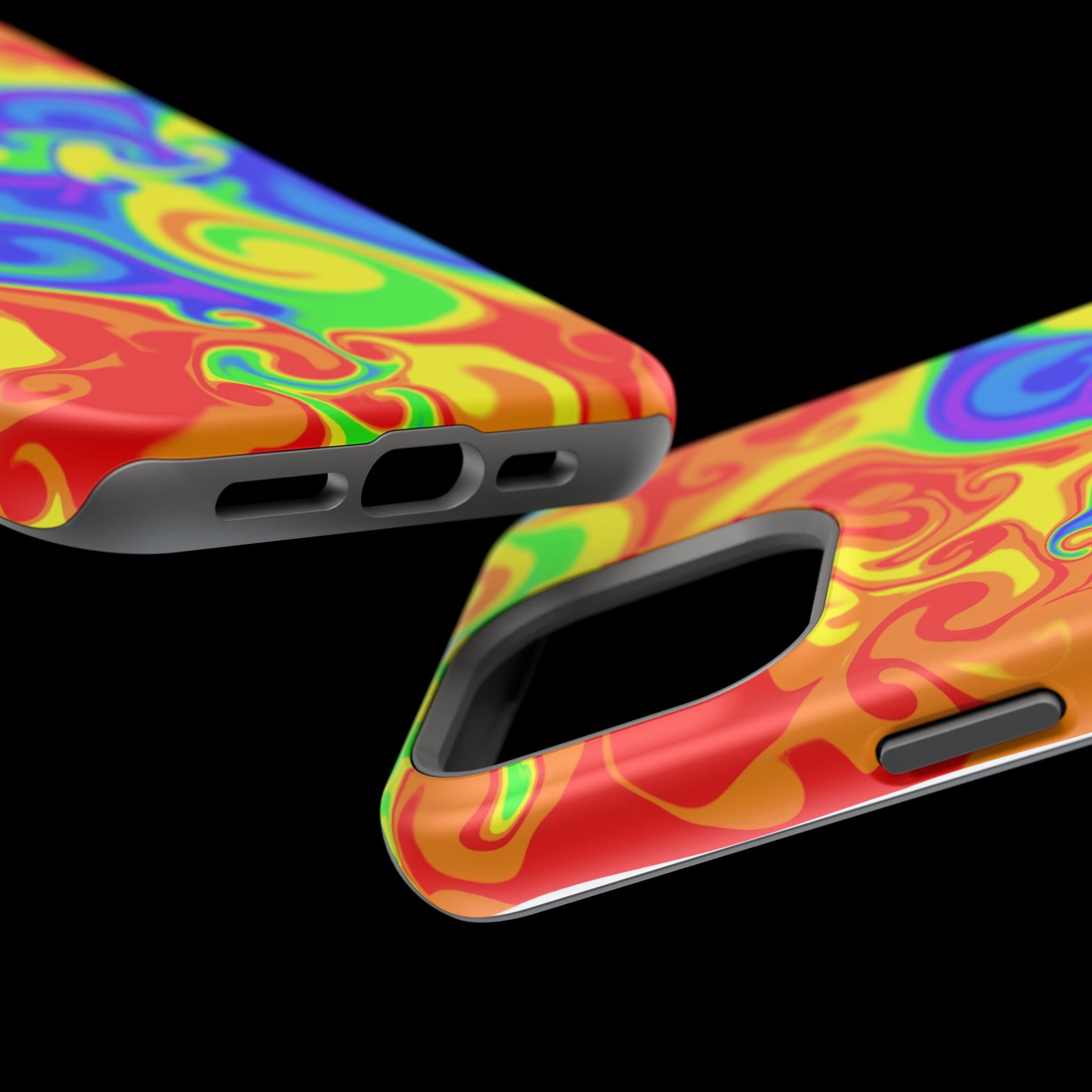 Psychedelic Swirl Magnetic Impact-Resistant Phone Case