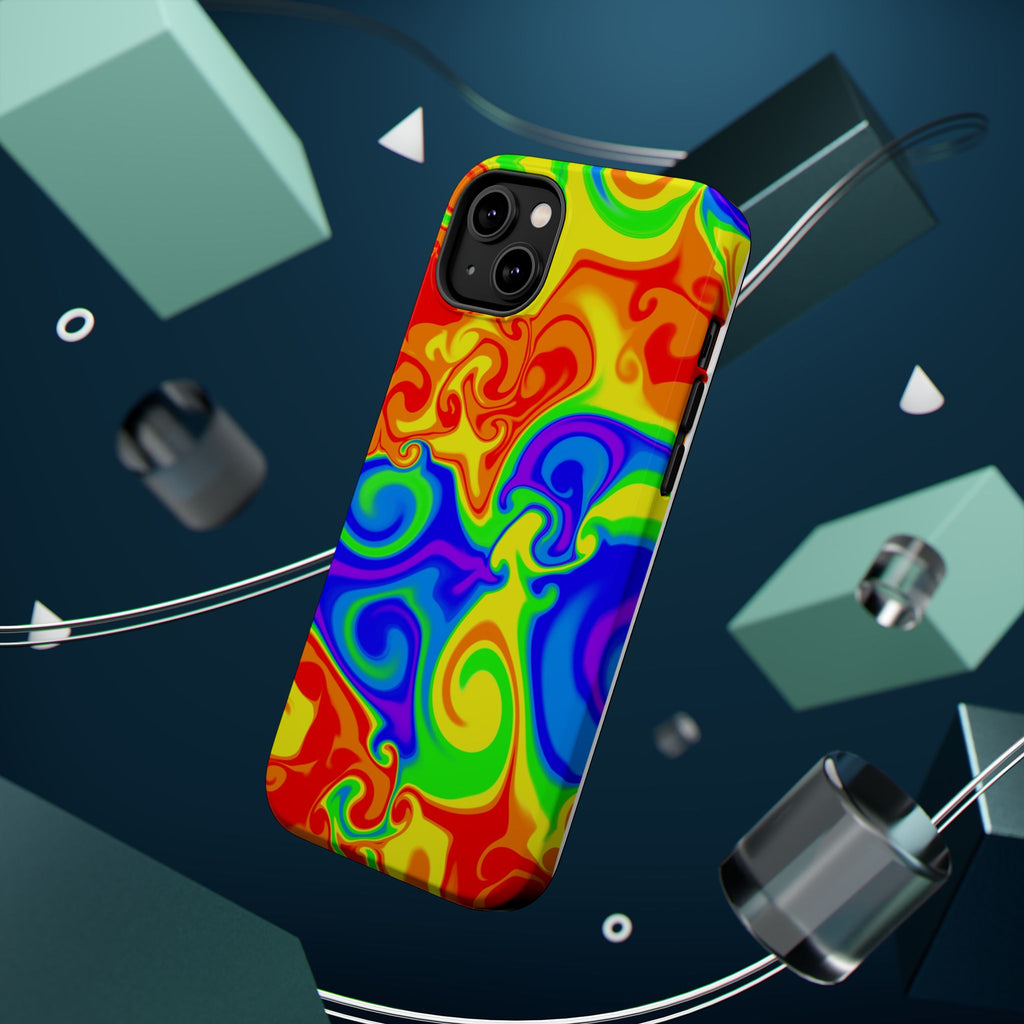 Psychedelic Swirl Magnetic Impact-Resistant Phone Case