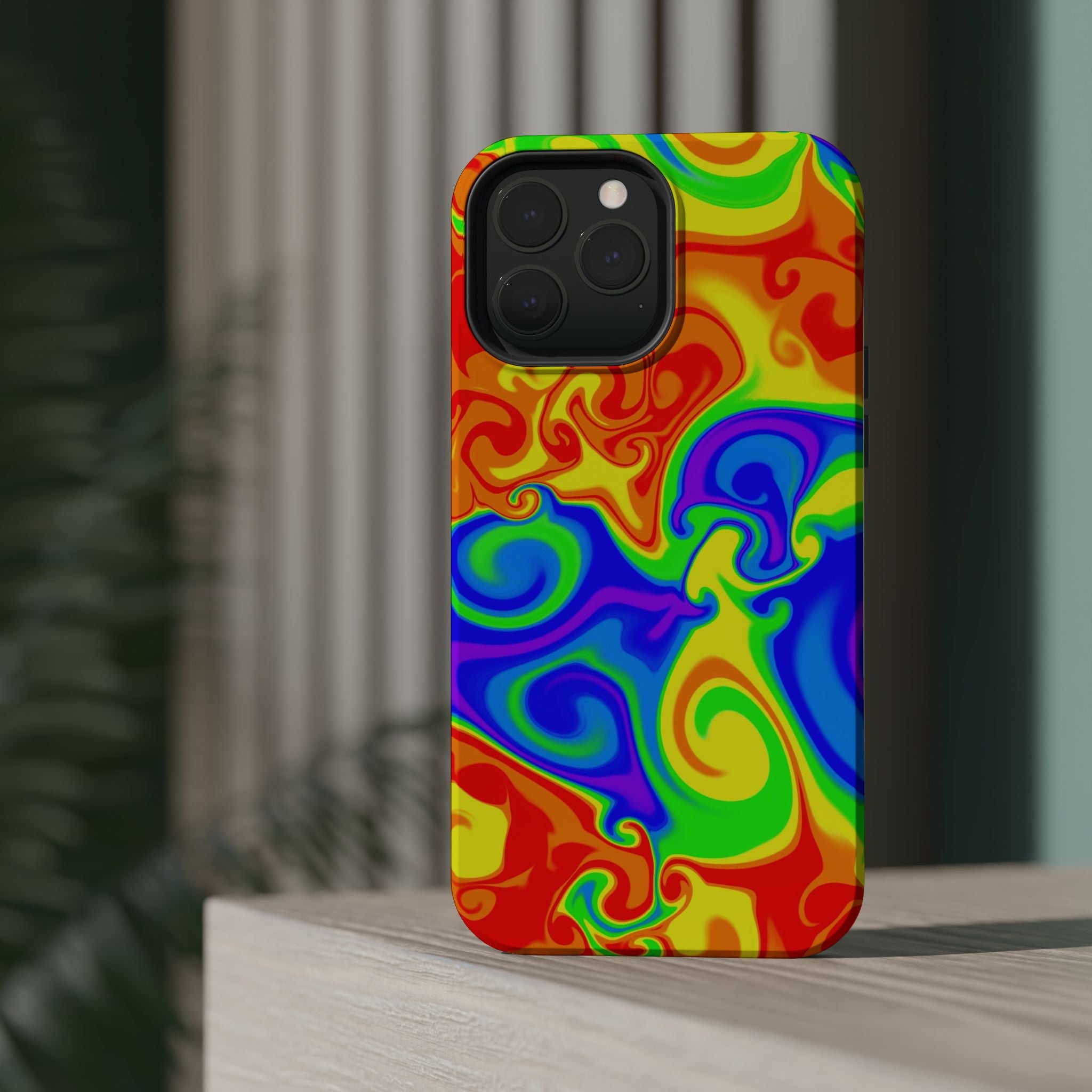 Psychedelic Swirl Magnetic Impact-Resistant Phone Case