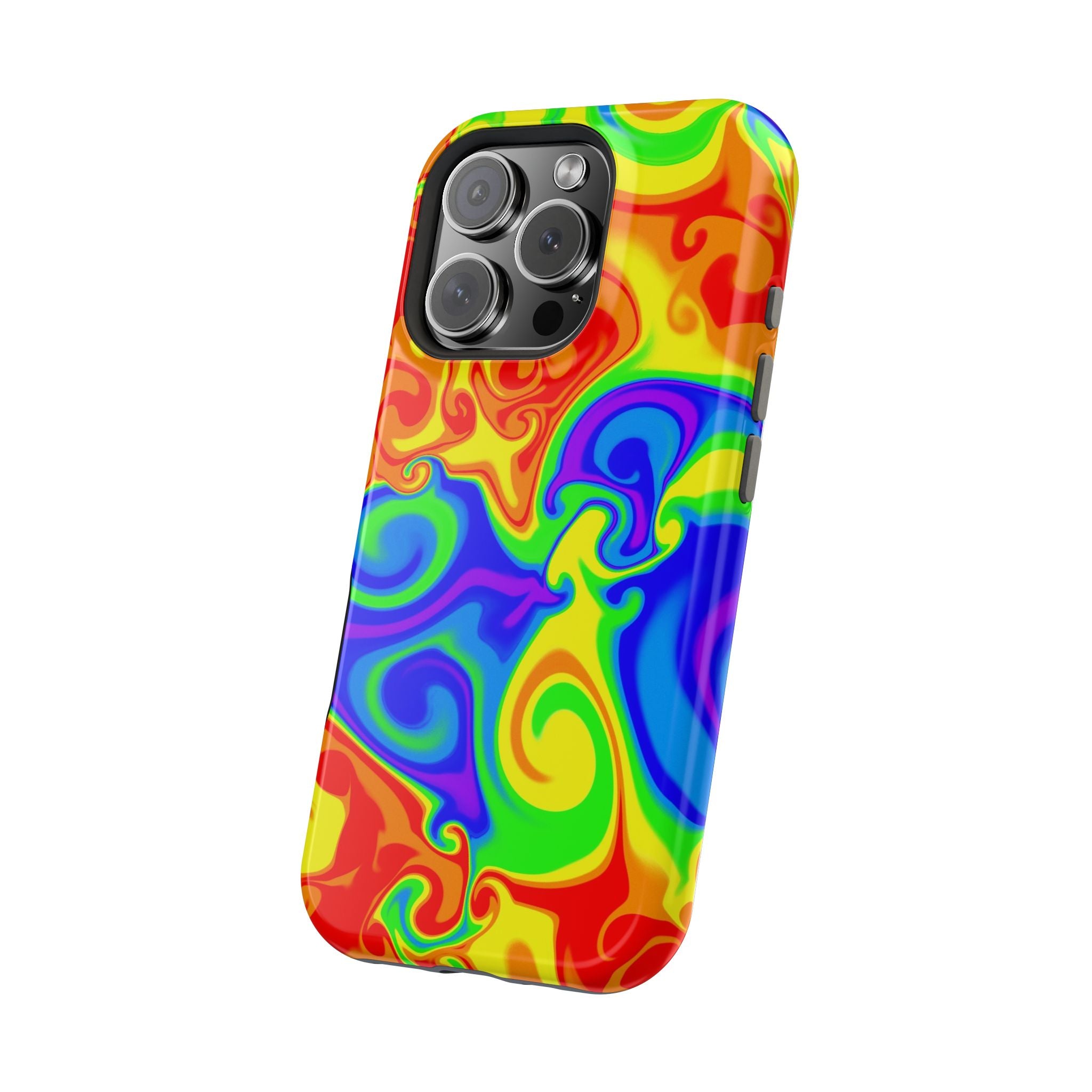 Psychedelic Swirl Magnetic Impact-Resistant Phone Case