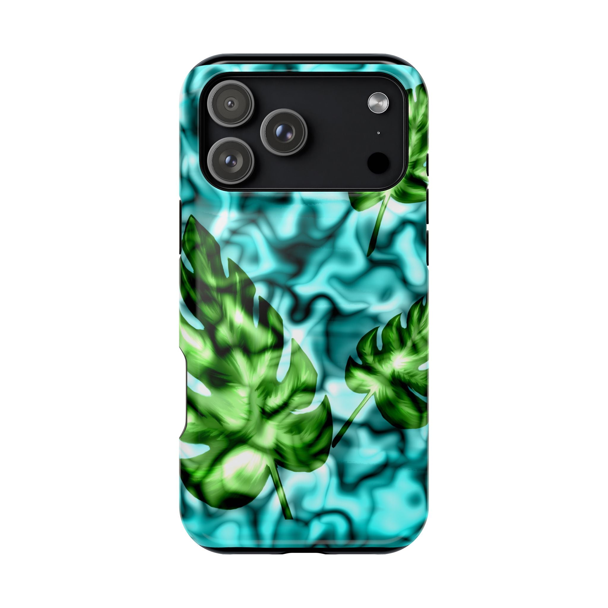 Phone Case — Tropical Monstera Leaves Magnetic Impact-Resistant Cover
