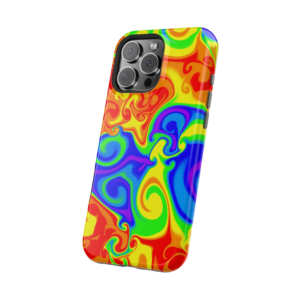 Psychedelic Swirl Magnetic Impact-Resistant Phone Case