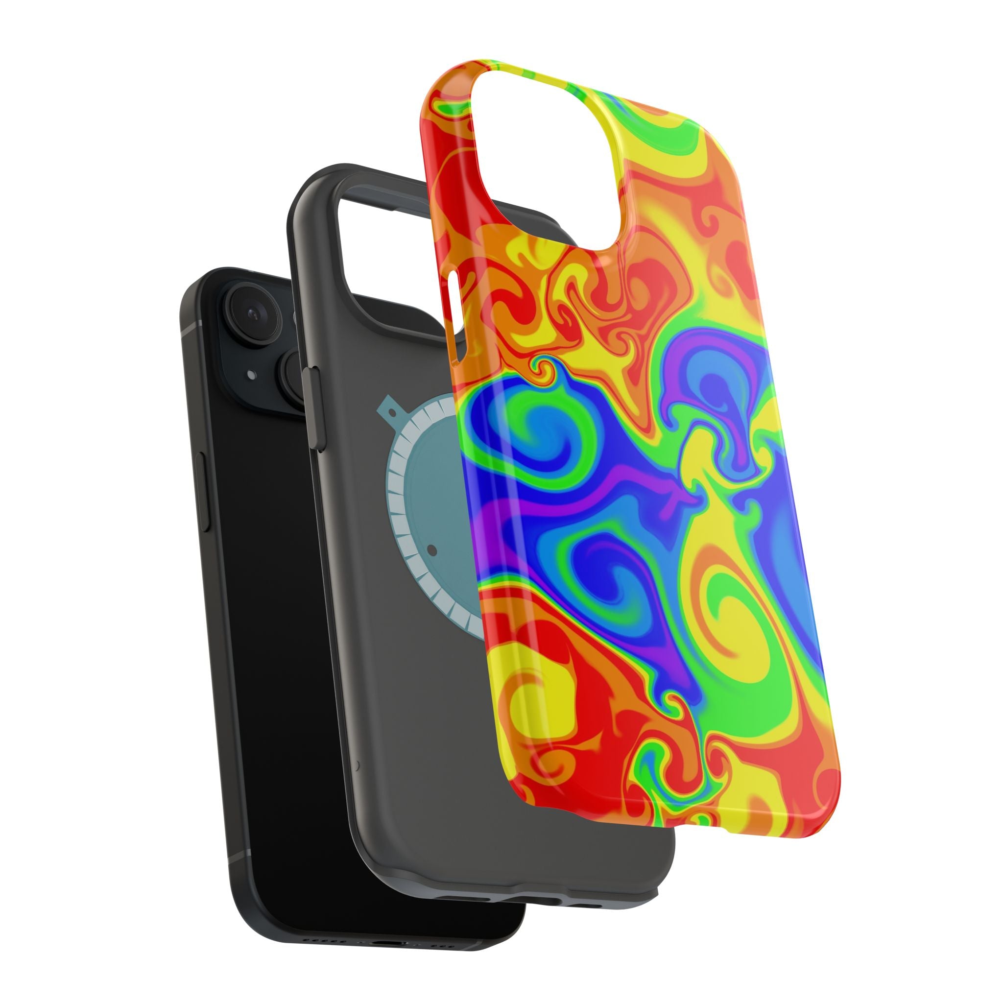 Psychedelic Swirl Magnetic Impact-Resistant Phone Case