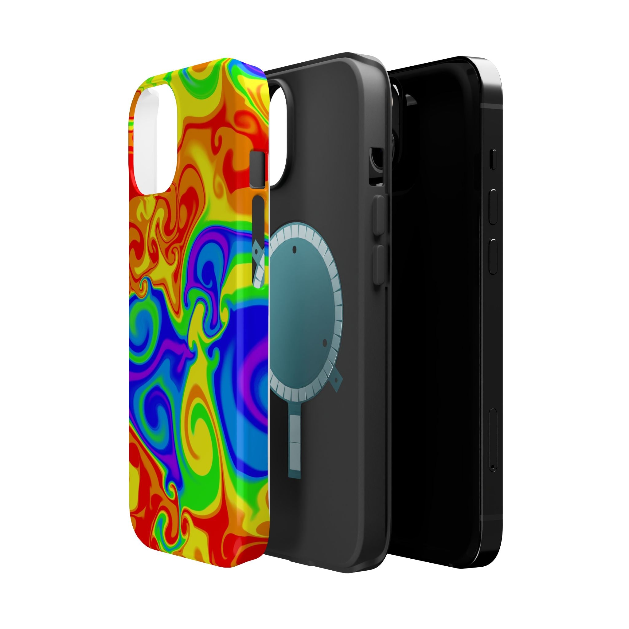 Psychedelic Swirl Magnetic Impact-Resistant Phone Case