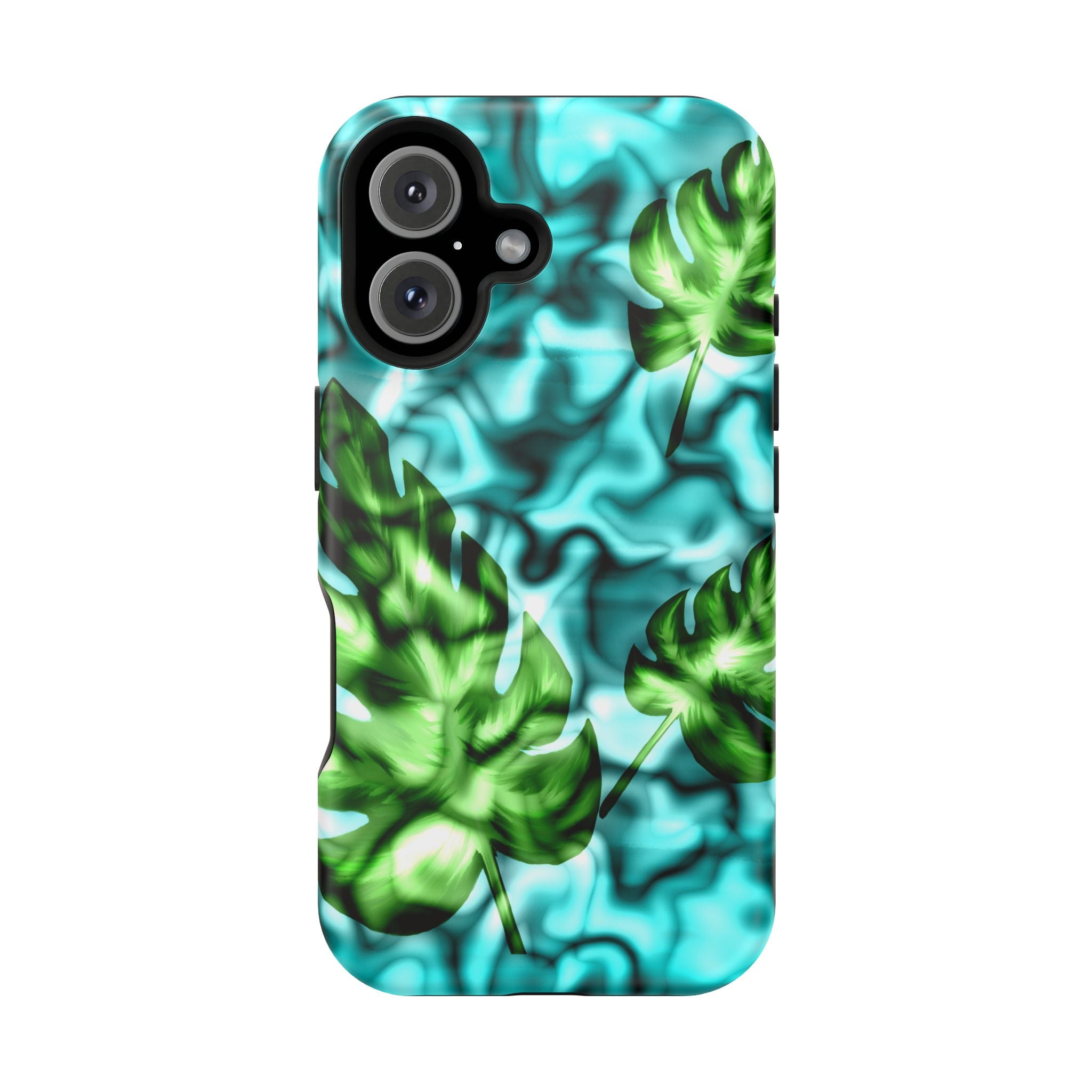 Phone Case — Tropical Monstera Leaves Magnetic Impact-Resistant Cover