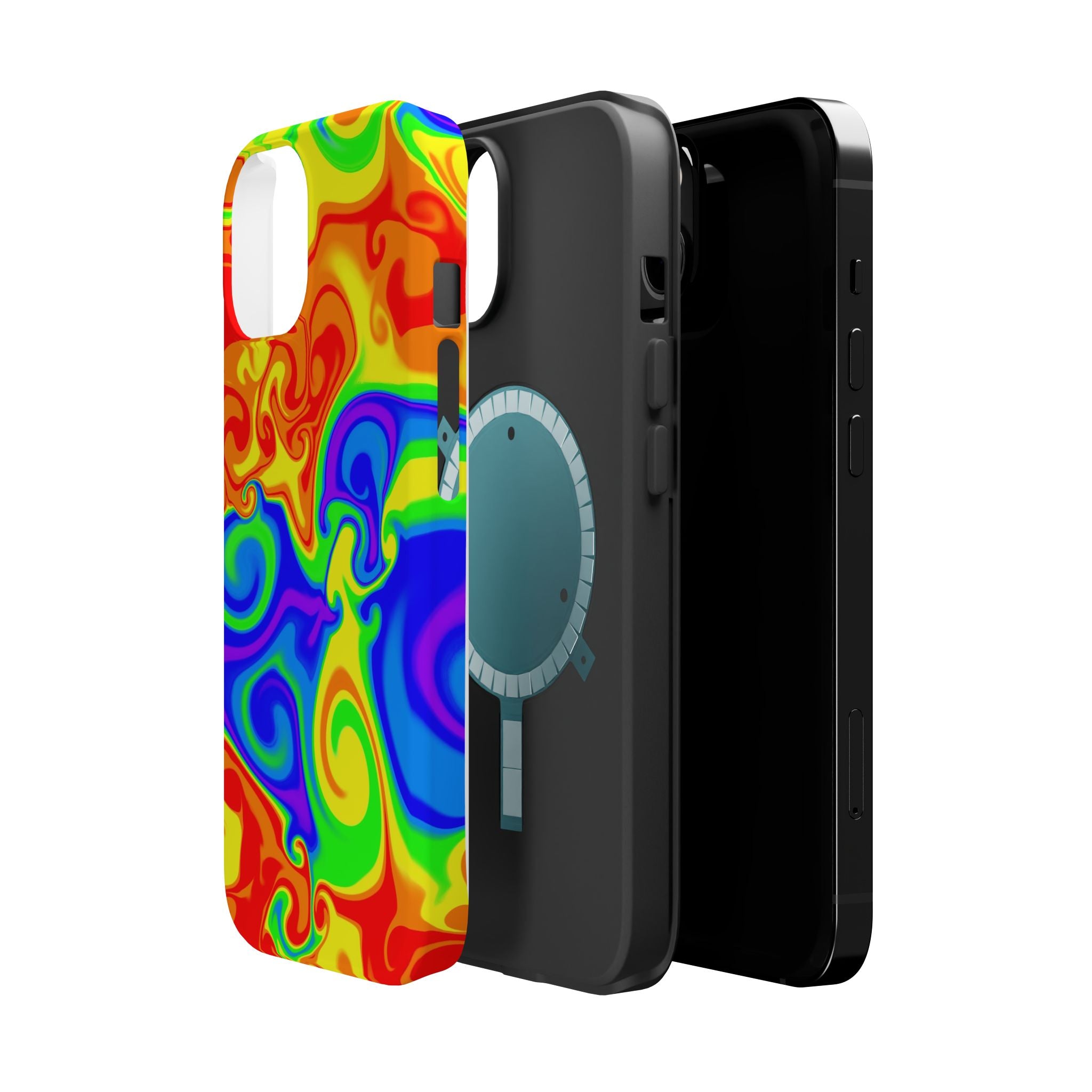Psychedelic Swirl Magnetic Impact-Resistant Phone Case