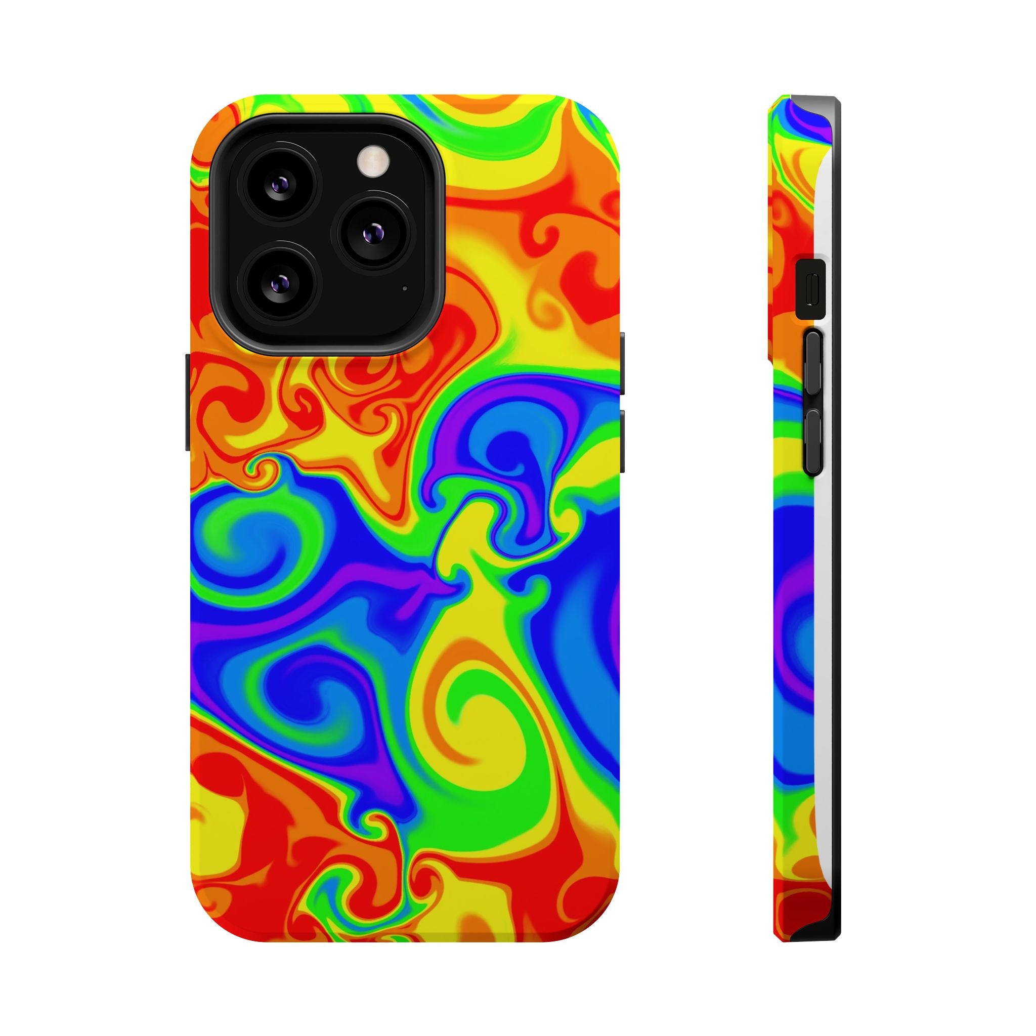 Psychedelic Swirl Magnetic Impact-Resistant Phone Case