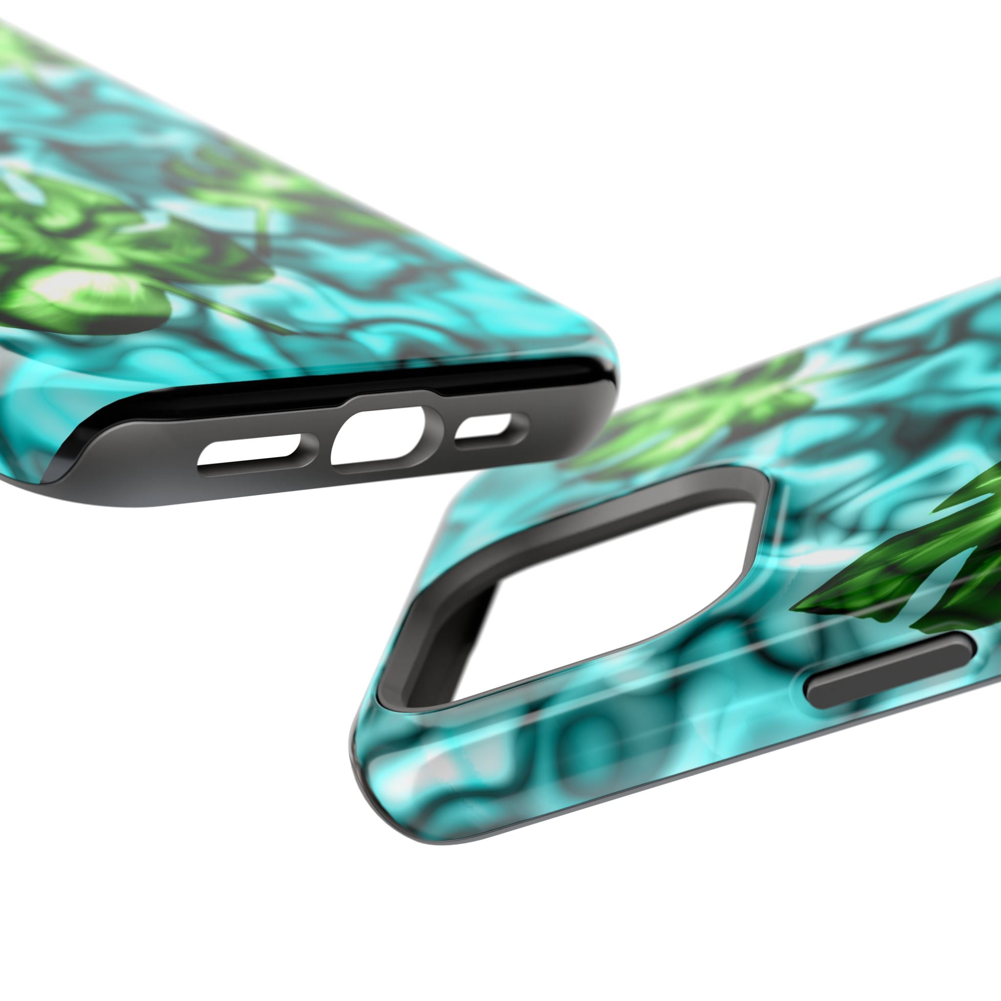 Phone Case — Tropical Monstera Leaves Magnetic Impact-Resistant Cover