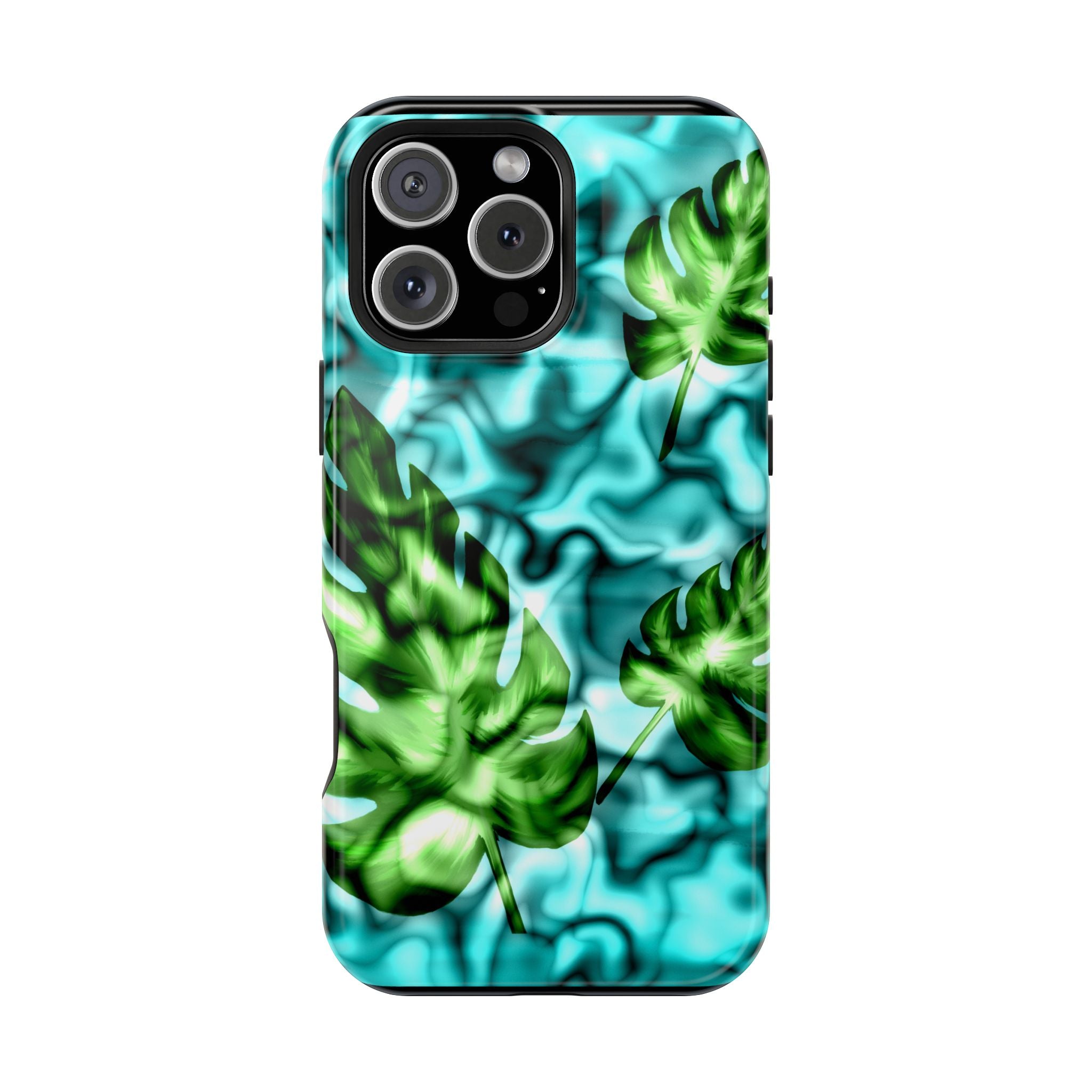 Phone Case — Tropical Monstera Leaves Magnetic Impact-Resistant Cover