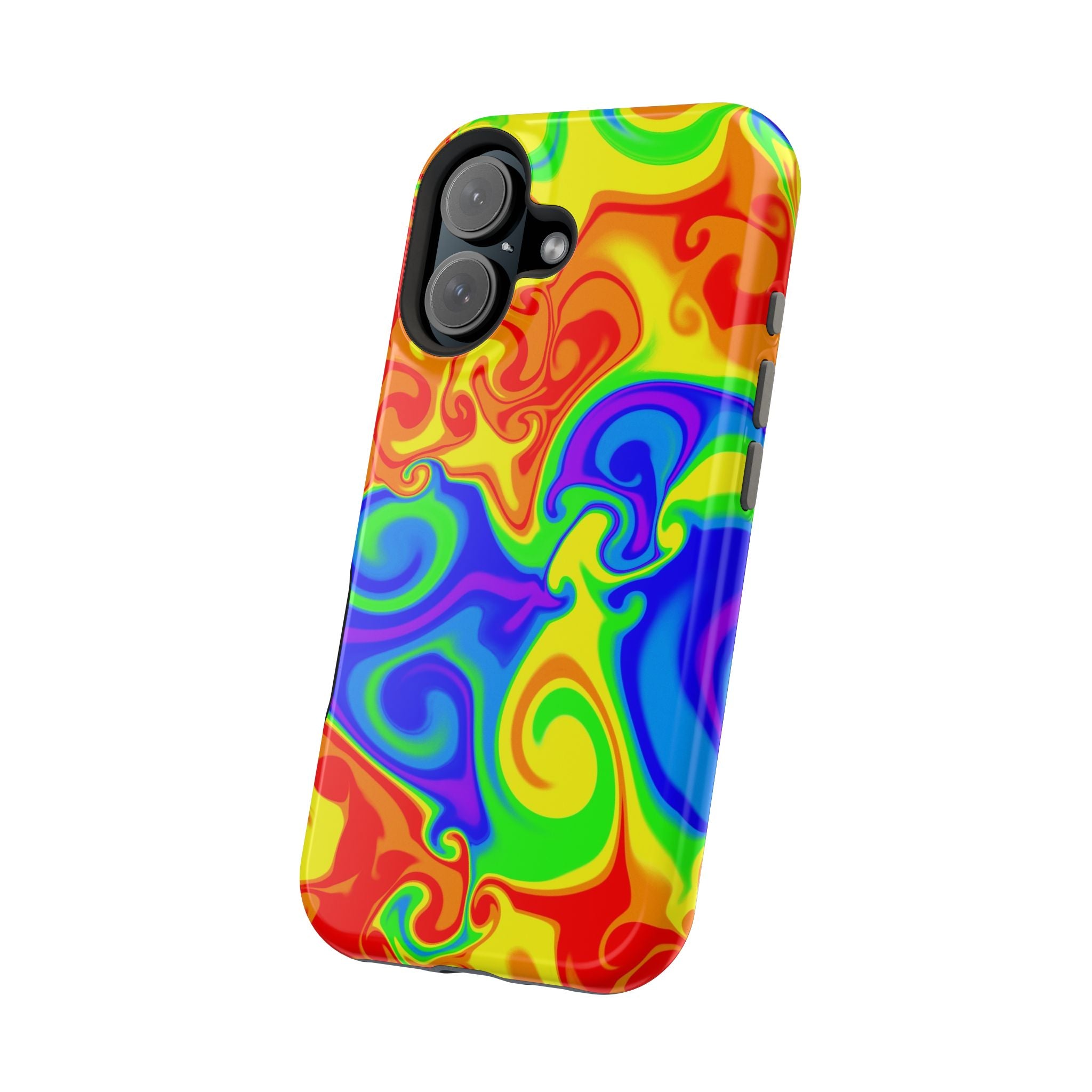 Psychedelic Swirl Magnetic Impact-Resistant Phone Case