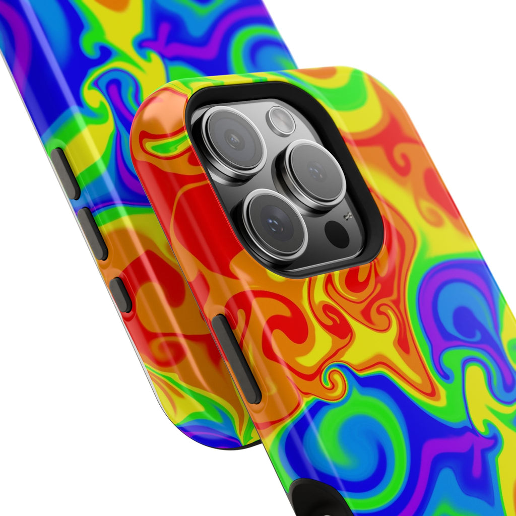 Psychedelic Swirl Magnetic Impact-Resistant Phone Case