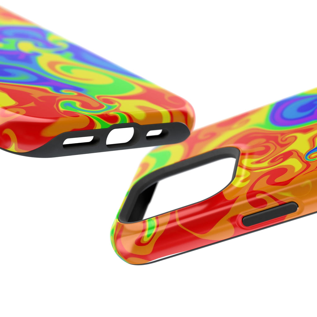 Psychedelic Swirl Magnetic Impact-Resistant Phone Case