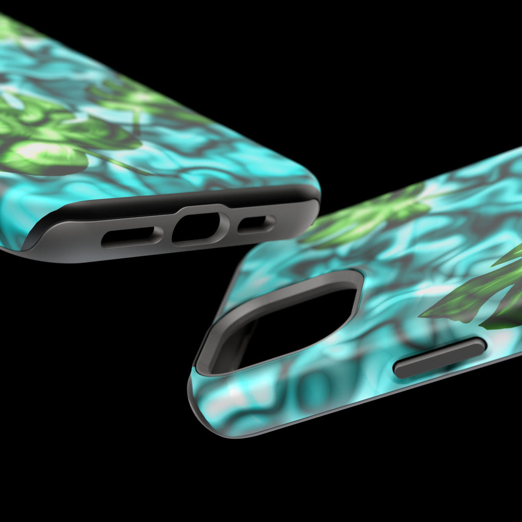Phone Case — Tropical Monstera Leaves Magnetic Impact-Resistant Cover