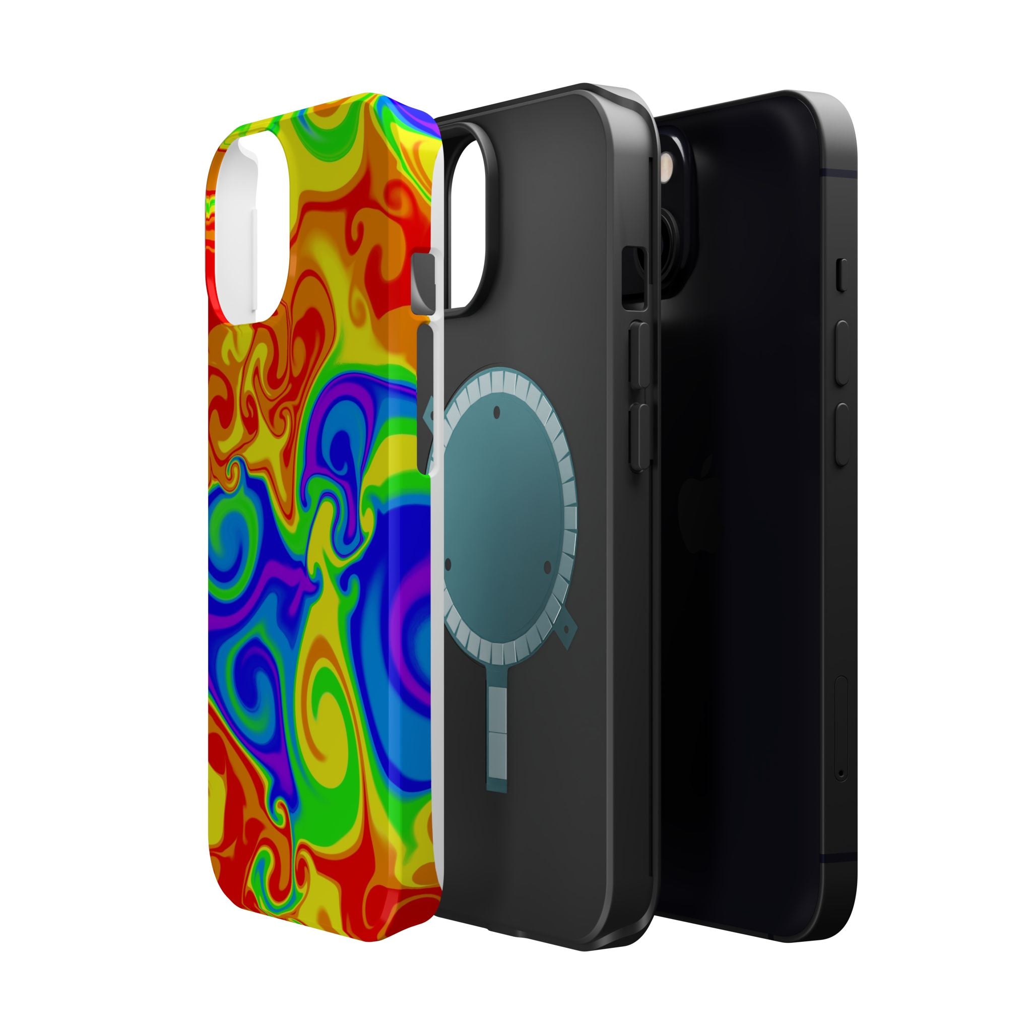 Psychedelic Swirl Magnetic Impact-Resistant Phone Case