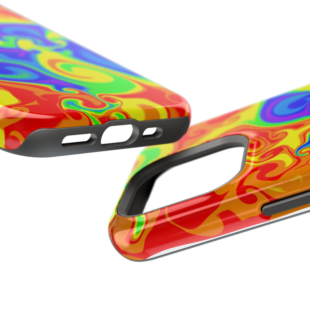 Psychedelic Swirl Magnetic Impact-Resistant Phone Case