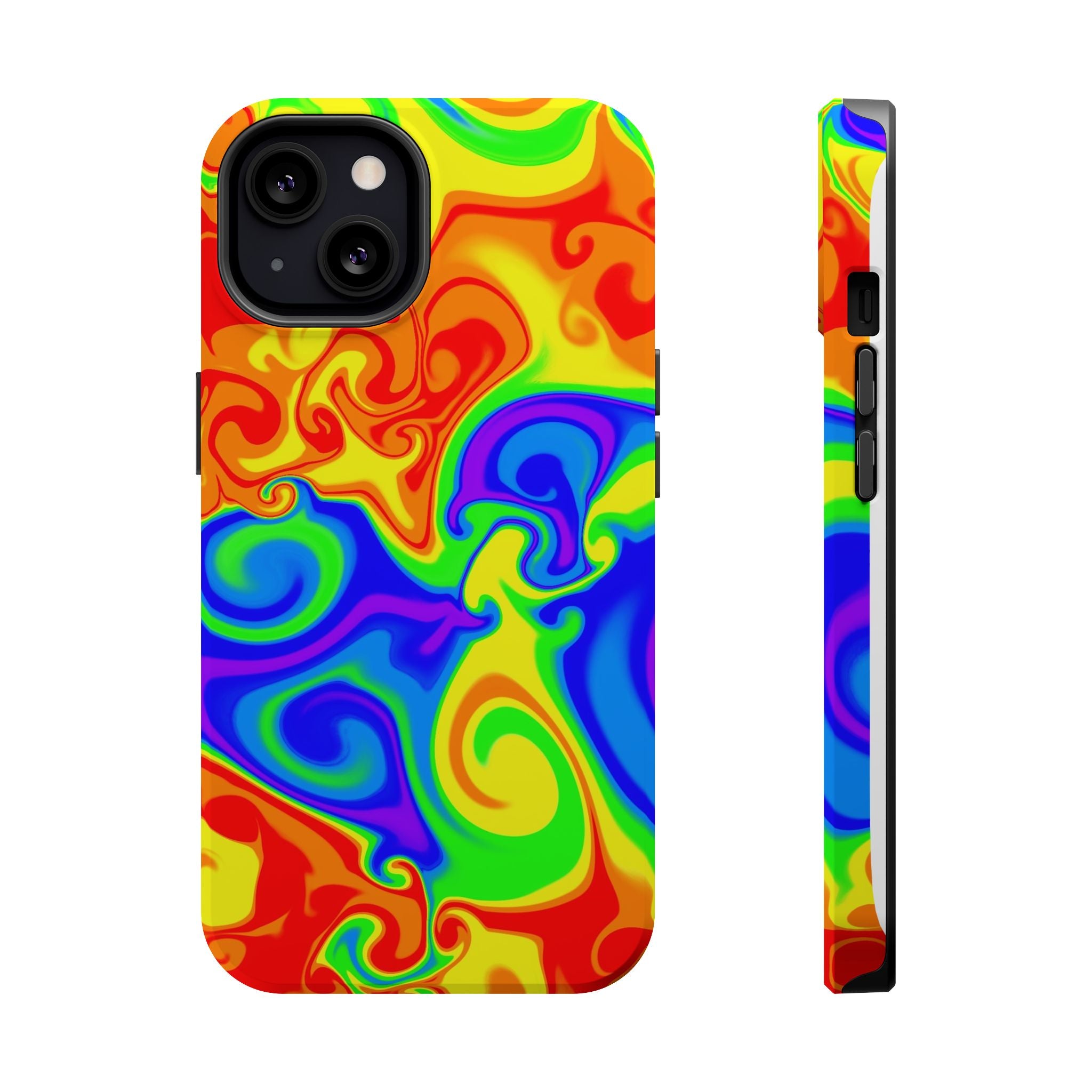 Psychedelic Swirl Magnetic Impact-Resistant Phone Case