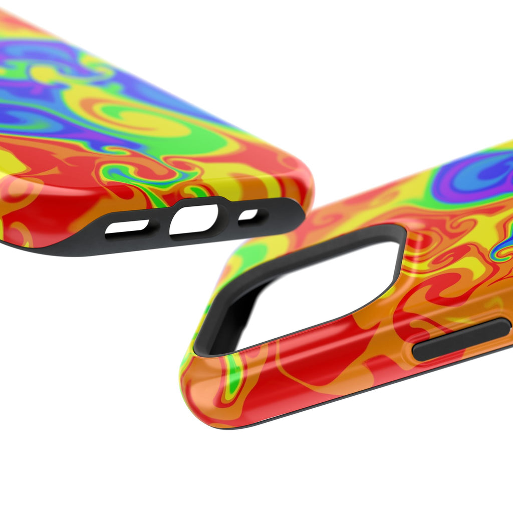 Psychedelic Swirl Magnetic Impact-Resistant Phone Case
