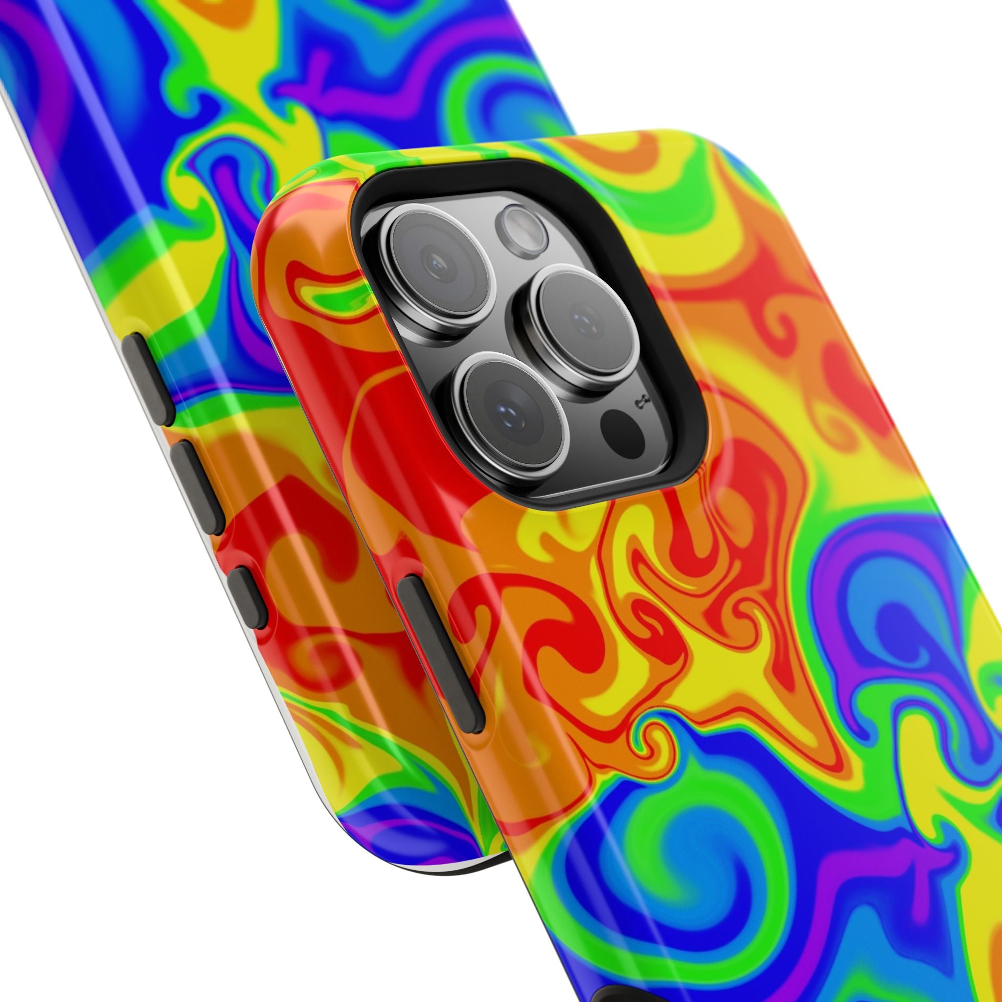 Psychedelic Swirl Magnetic Impact-Resistant Phone Case