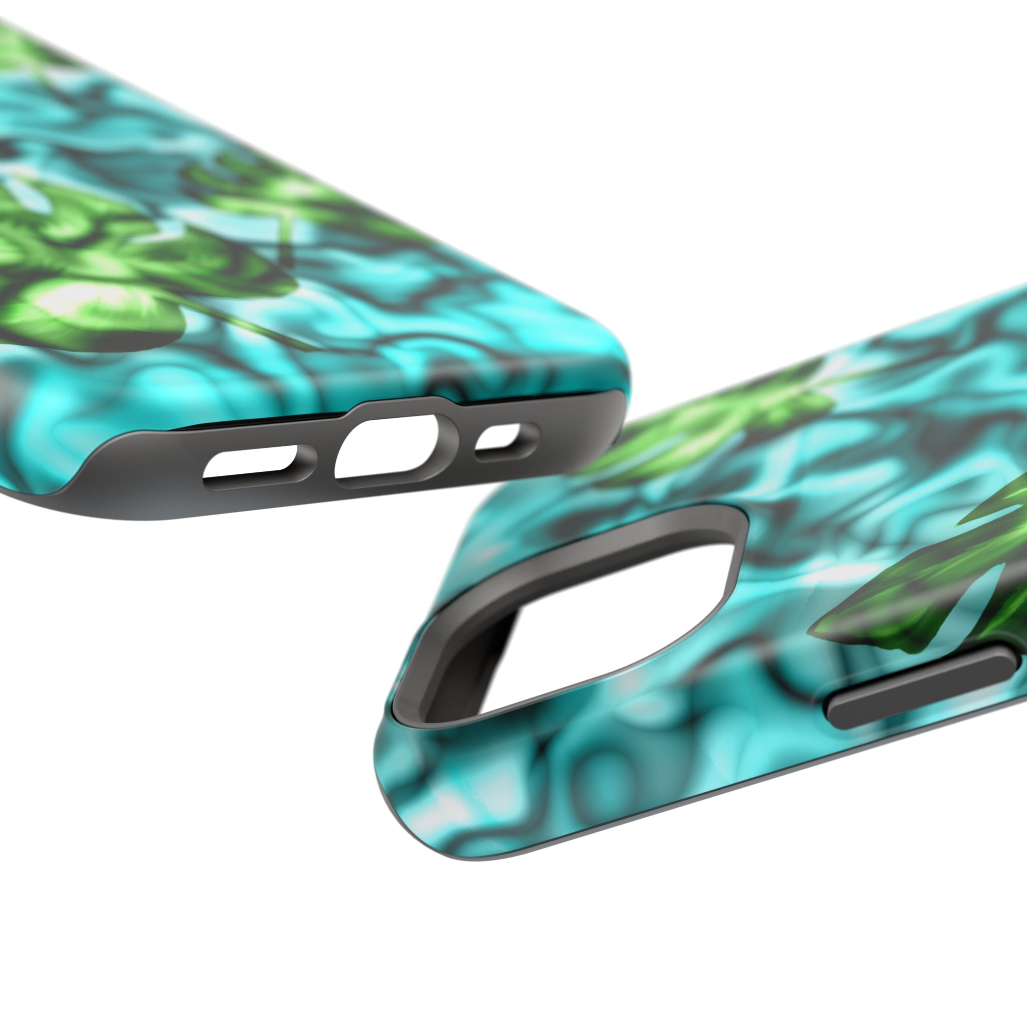 Phone Case — Tropical Monstera Leaves Magnetic Impact-Resistant Cover