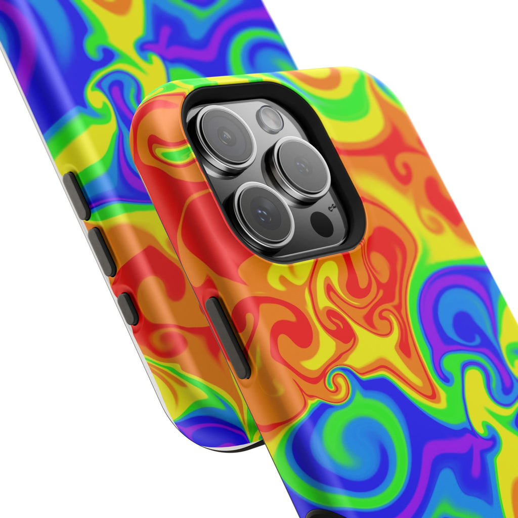 Psychedelic Swirl Magnetic Impact-Resistant Phone Case