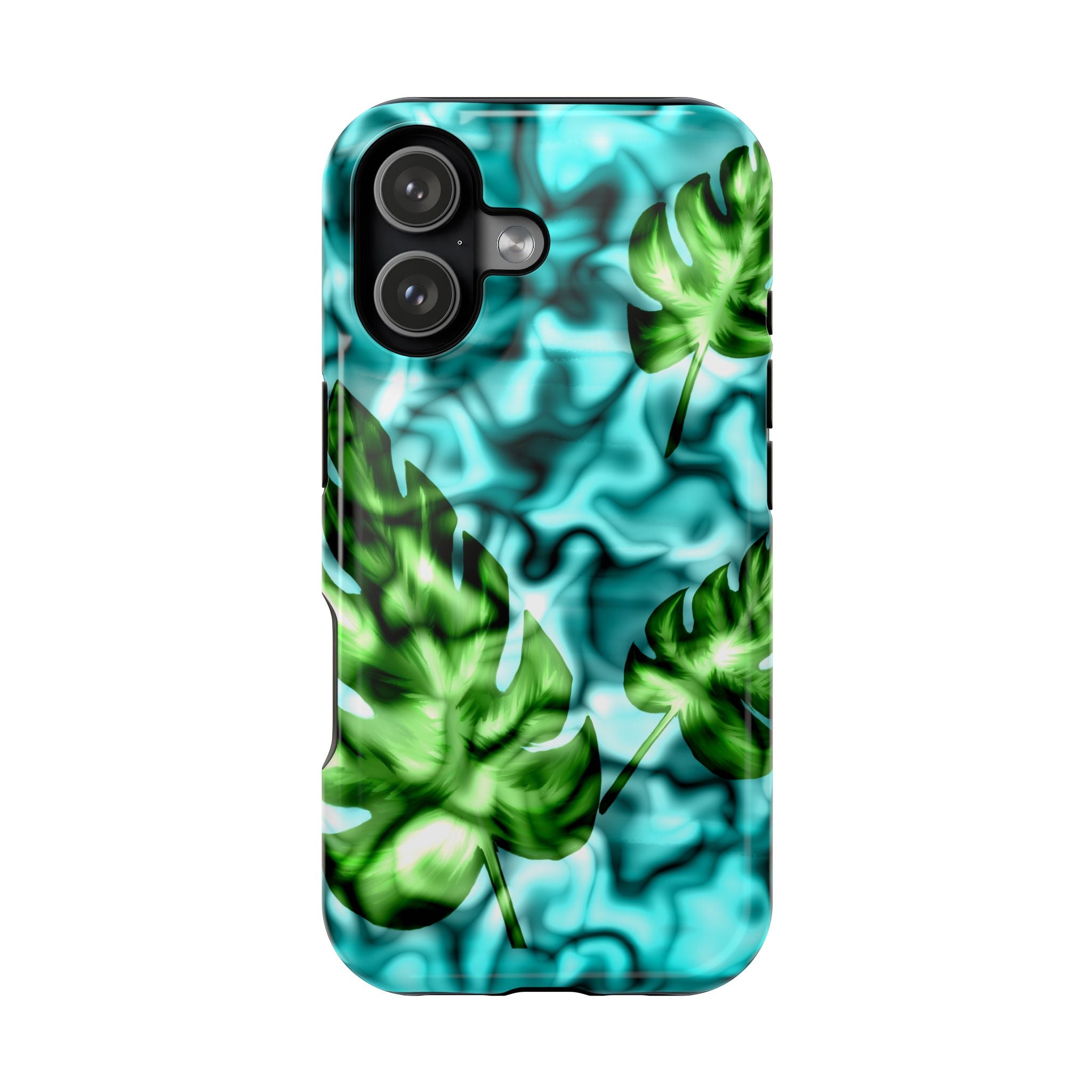 Phone Case — Tropical Monstera Leaves Magnetic Impact-Resistant Cover