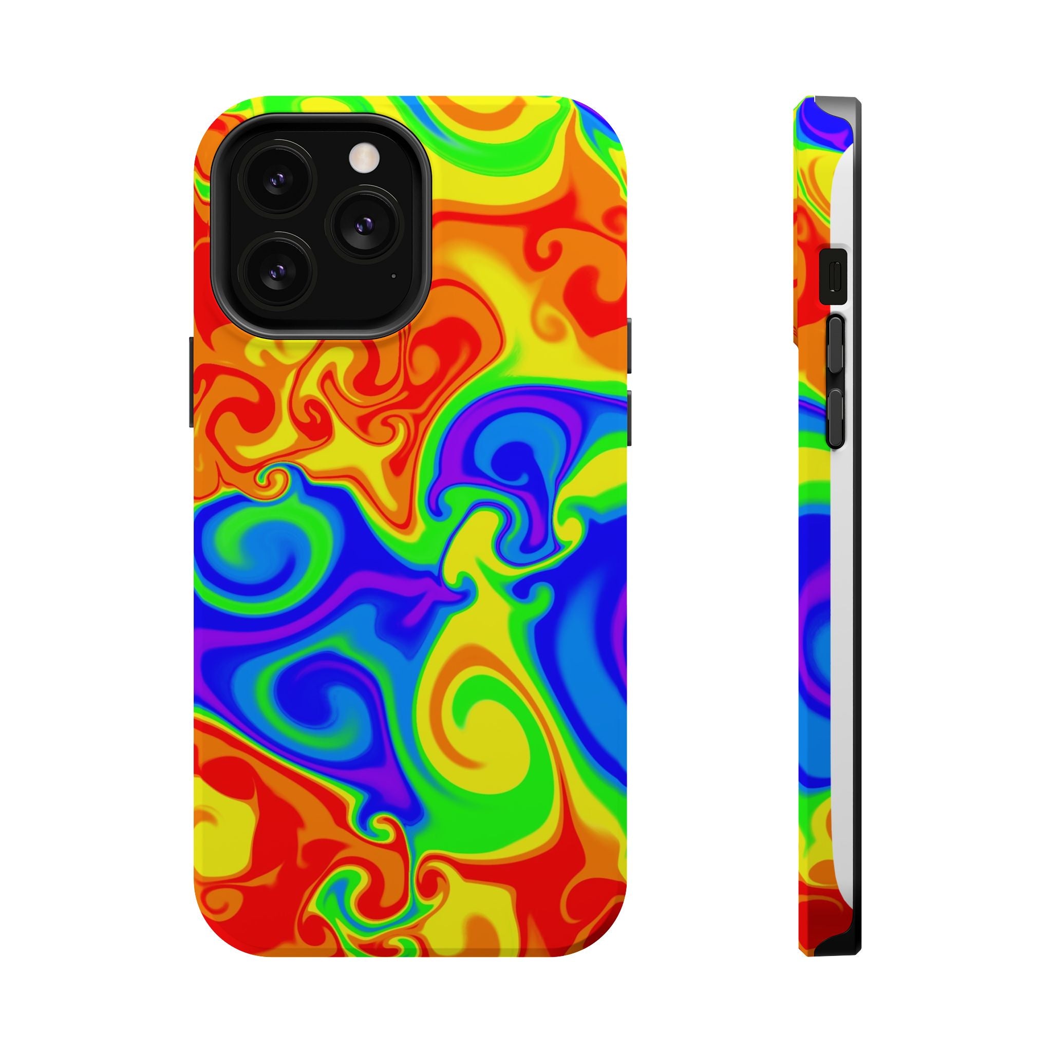 Psychedelic Swirl Magnetic Impact-Resistant Phone Case