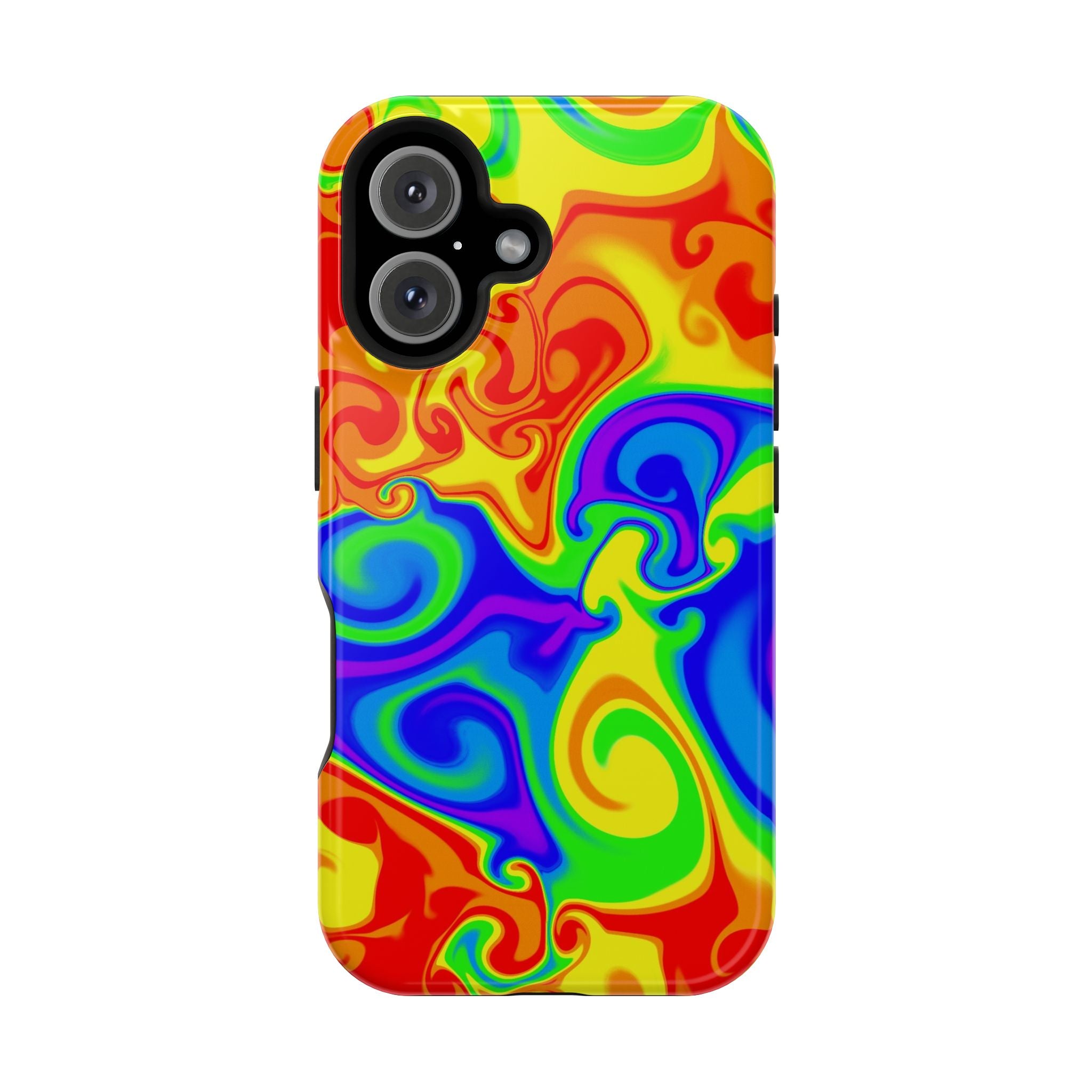 Psychedelic Swirl Magnetic Impact-Resistant Phone Case