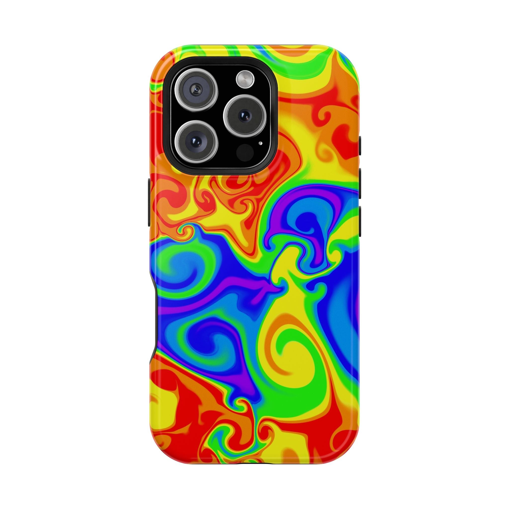 Psychedelic Swirl Magnetic Impact-Resistant Phone Case