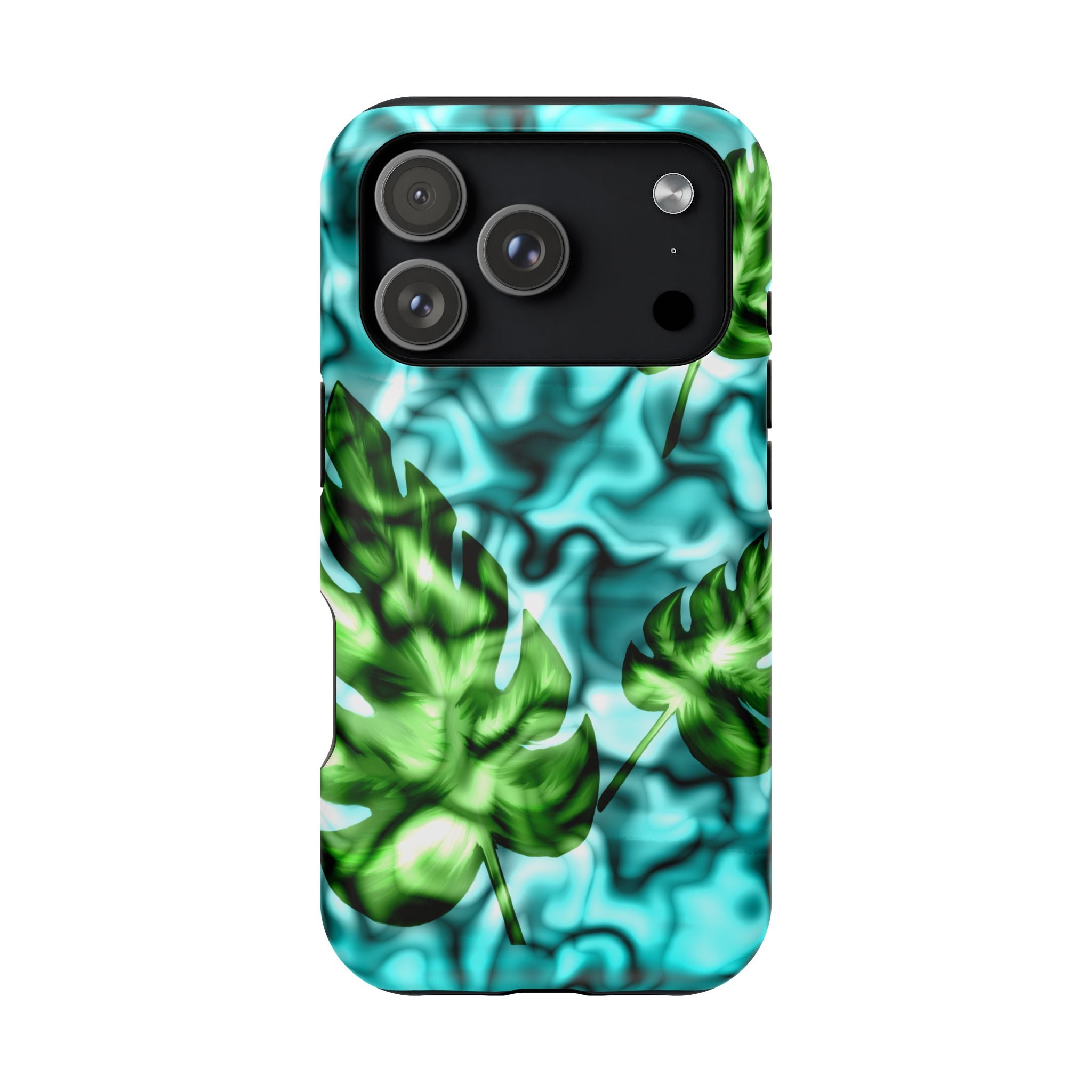 Phone Case — Tropical Monstera Leaves Magnetic Impact-Resistant Cover