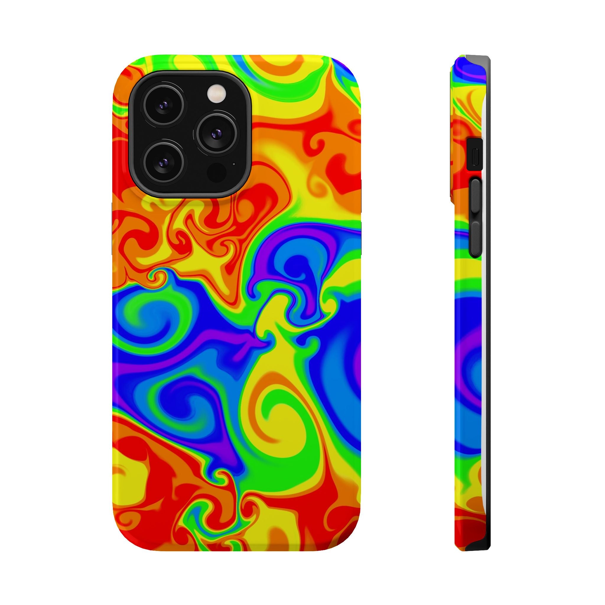 Psychedelic Swirl Magnetic Impact-Resistant Phone Case